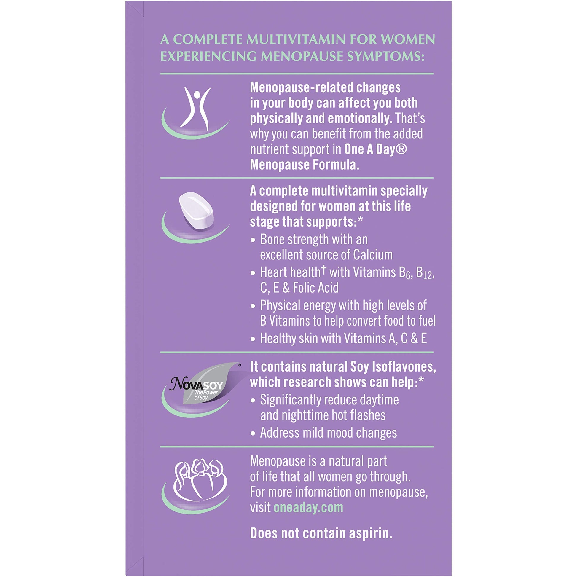 One A Day Women Menopause Size 50ct - AB Mystery