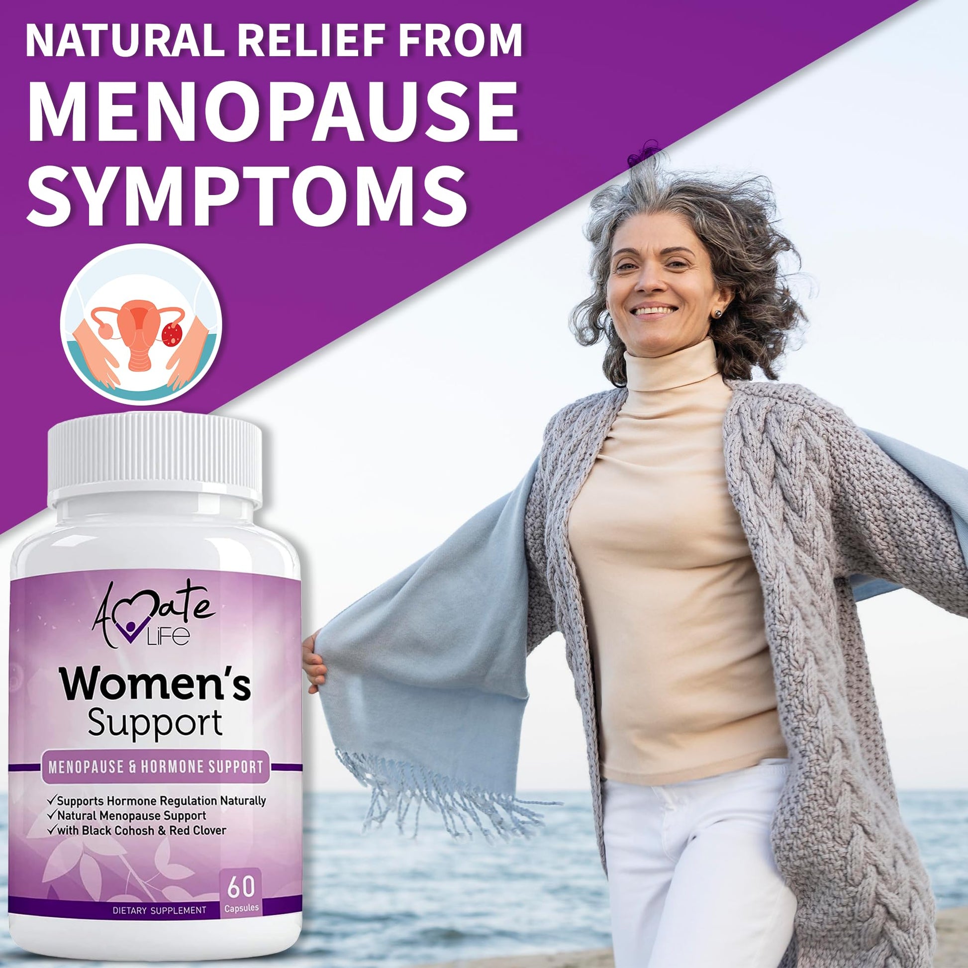 Women’s Support Supplement- Natural Hormone Regulation- Menopause Support Supplement- Estrogen Rich - AB Mystery