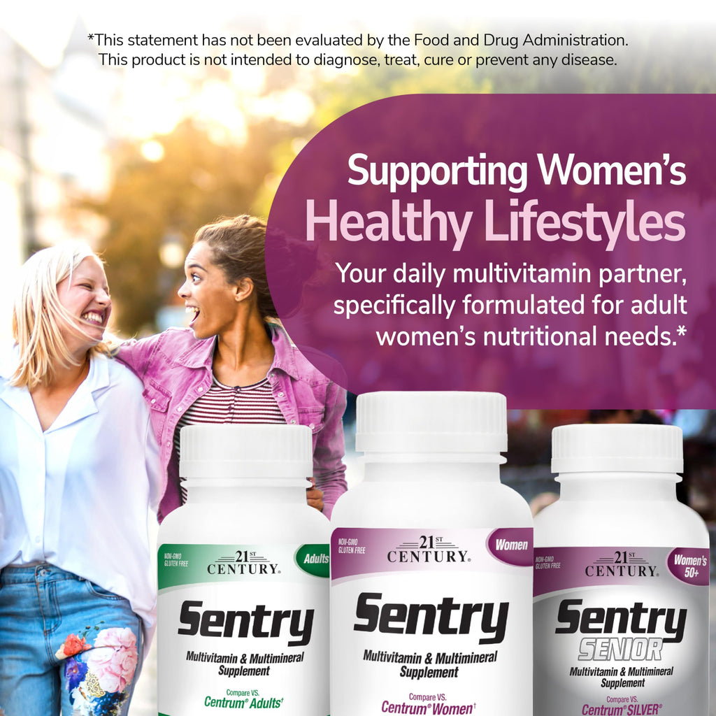 21st Century Sentry Women Multivitamin Tablets, 120 Count - AB Mystery