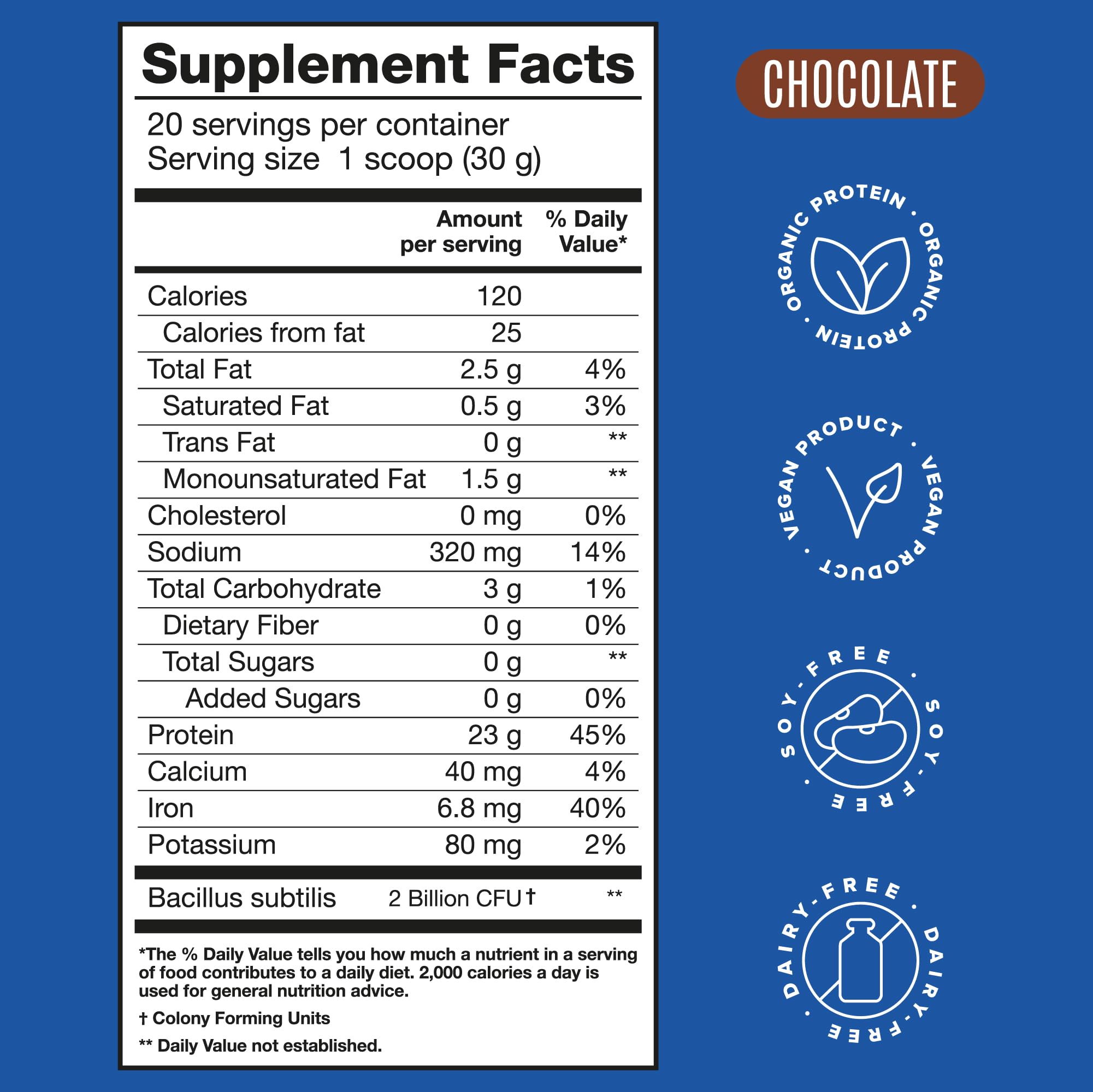 BIRDMAN Falcon Vegan Protein Powder Organic, Stevia & Sugar Free, Plant Based Protein - AB Mystery