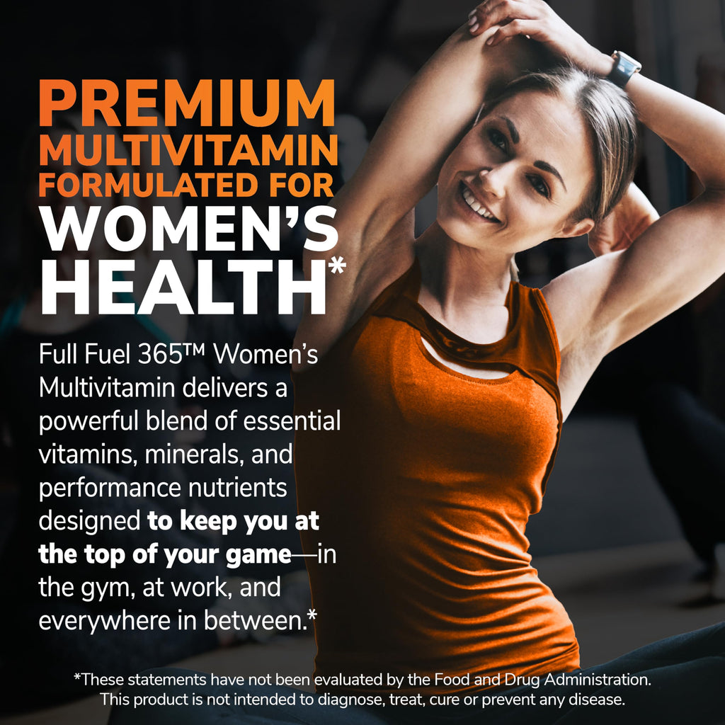 21st Century Full Fuel 365 Active Women’s Multivitamin, 120 Tablets, Daily Vitamins and Minerals for Energy, Muscle Support, Immune Health - AB Mystery