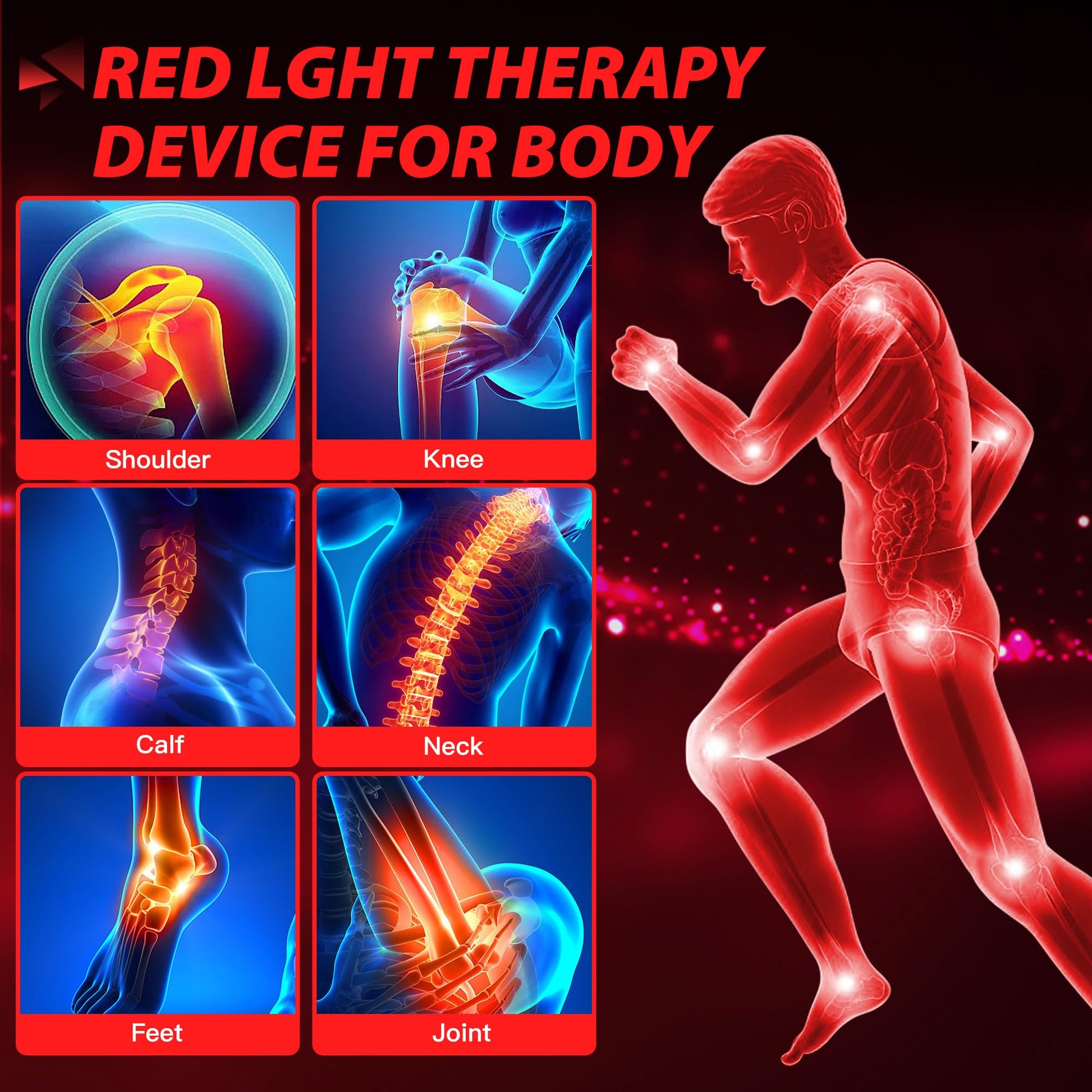 Dexnump Red Light Therapy for Face, 324 LEDs Red Light Therapy Lamp Height Free Adjustment Infrared - AB Mystery