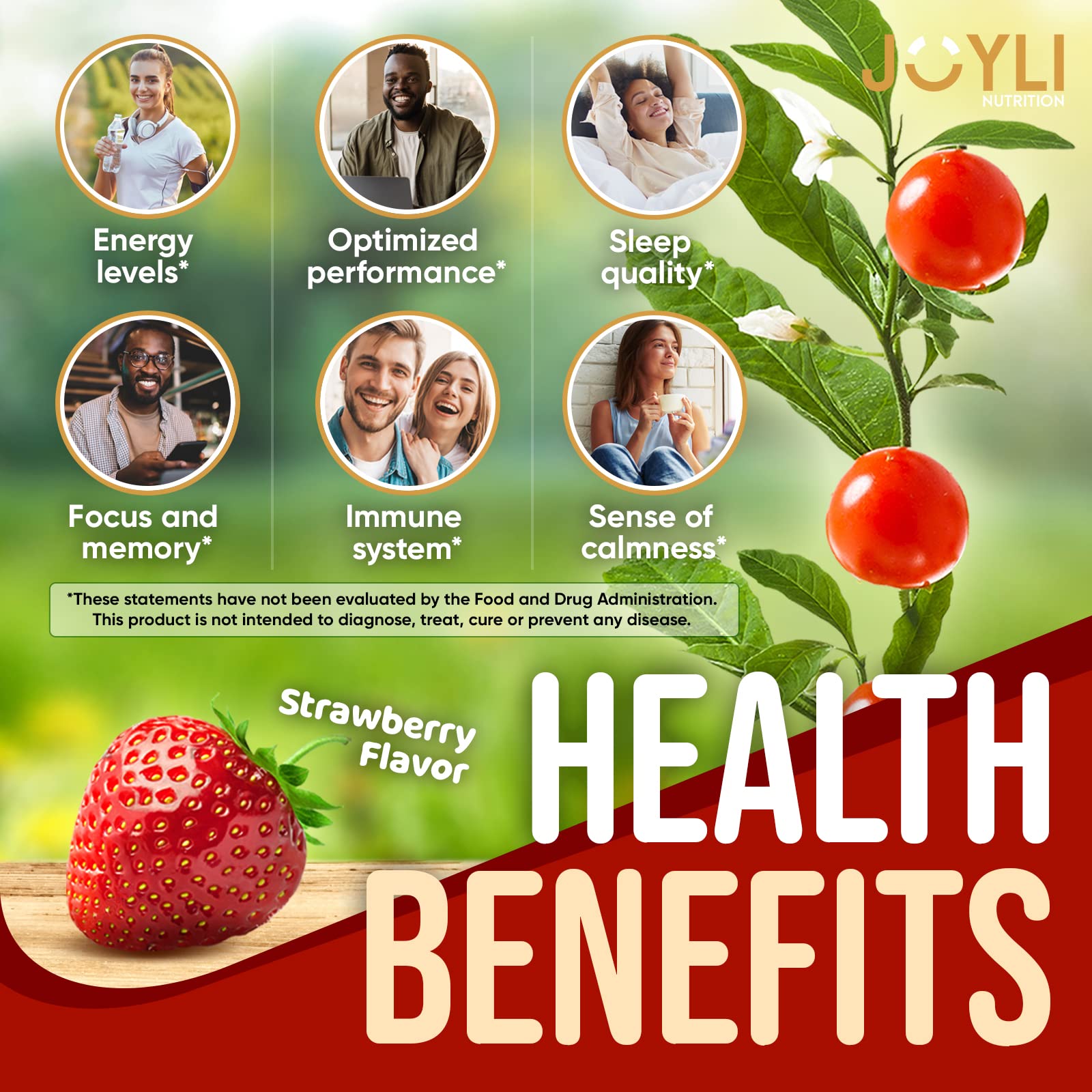 Ashwagandha Gummies for Women & Men - Natural Calm Gummies with Ashwagandha - AB Mystery