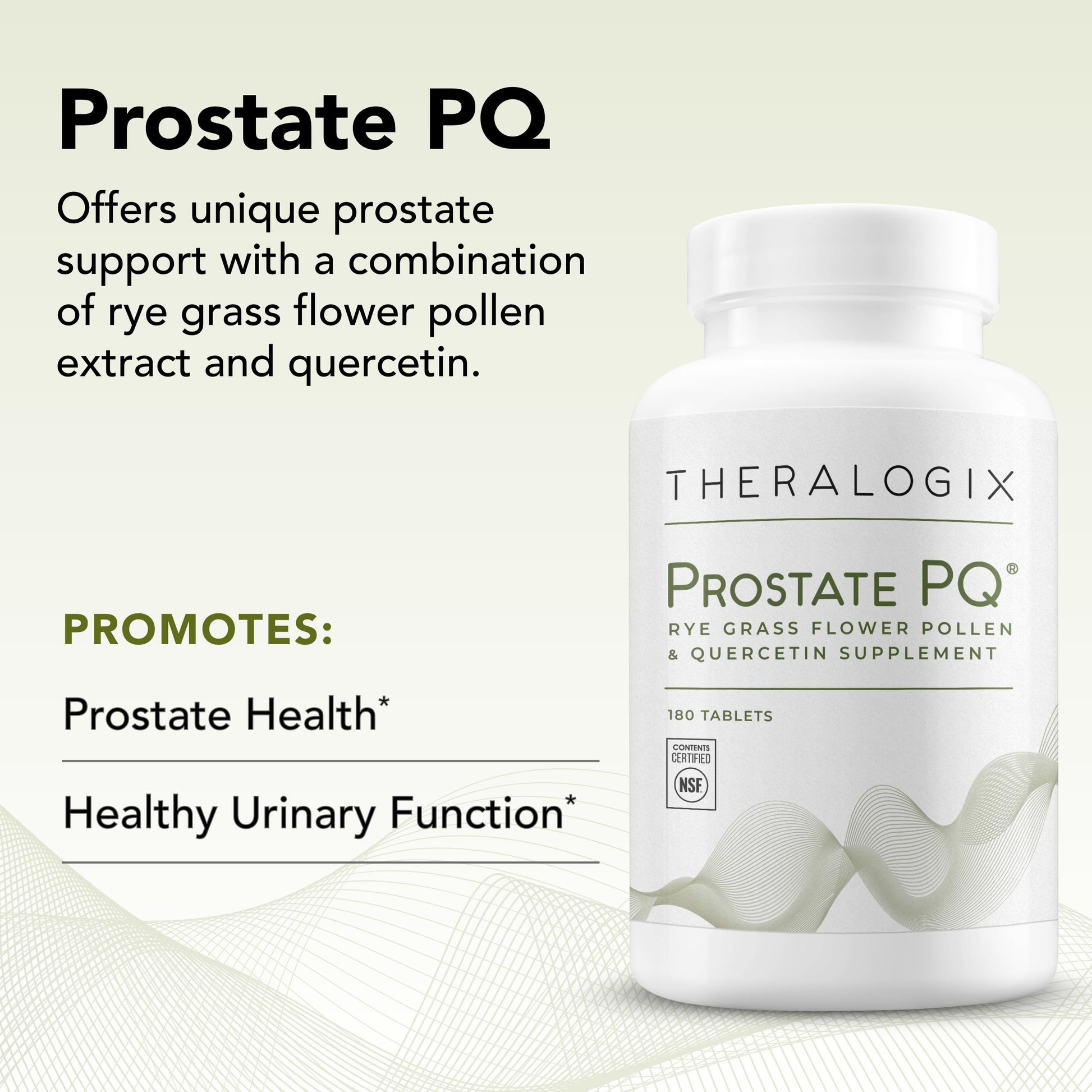 Theralogix Prostate PQ - Rye Grass Pollen Extract & Quercetin Supplement - 90-Day - AB Mystery