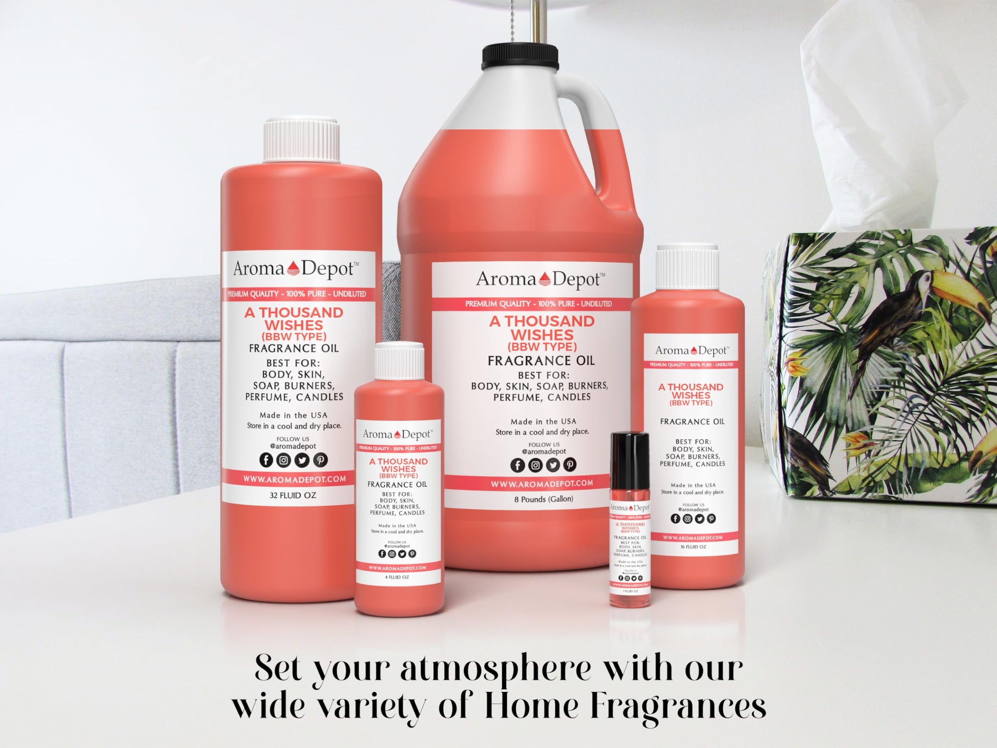 A Thousand Wishes 4oz Fragrance Oil I Perfume I Skin Oil I Scented Oil. DIY Projects Such as Candles - AB Mystery