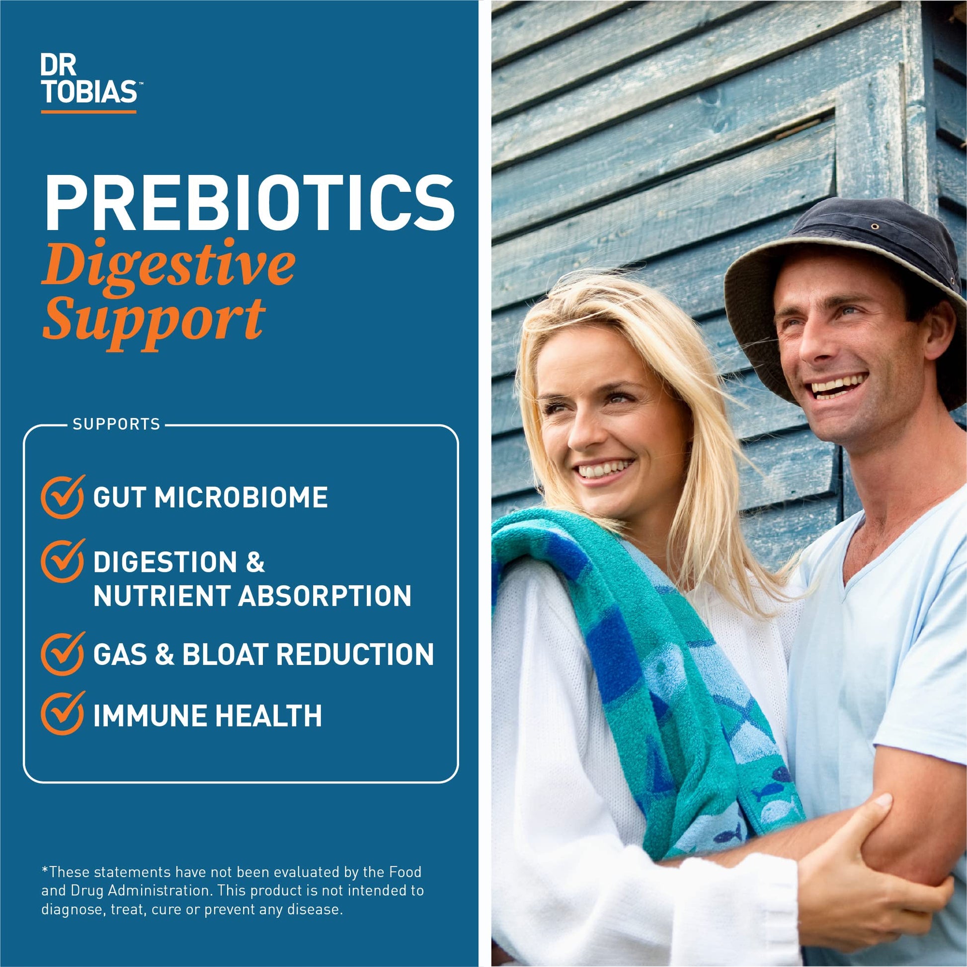 Dr. Tobias Prebiotics, Supports Digestion & Gut Health, Feed Good Probiotic Bacteria - AB Mystery
