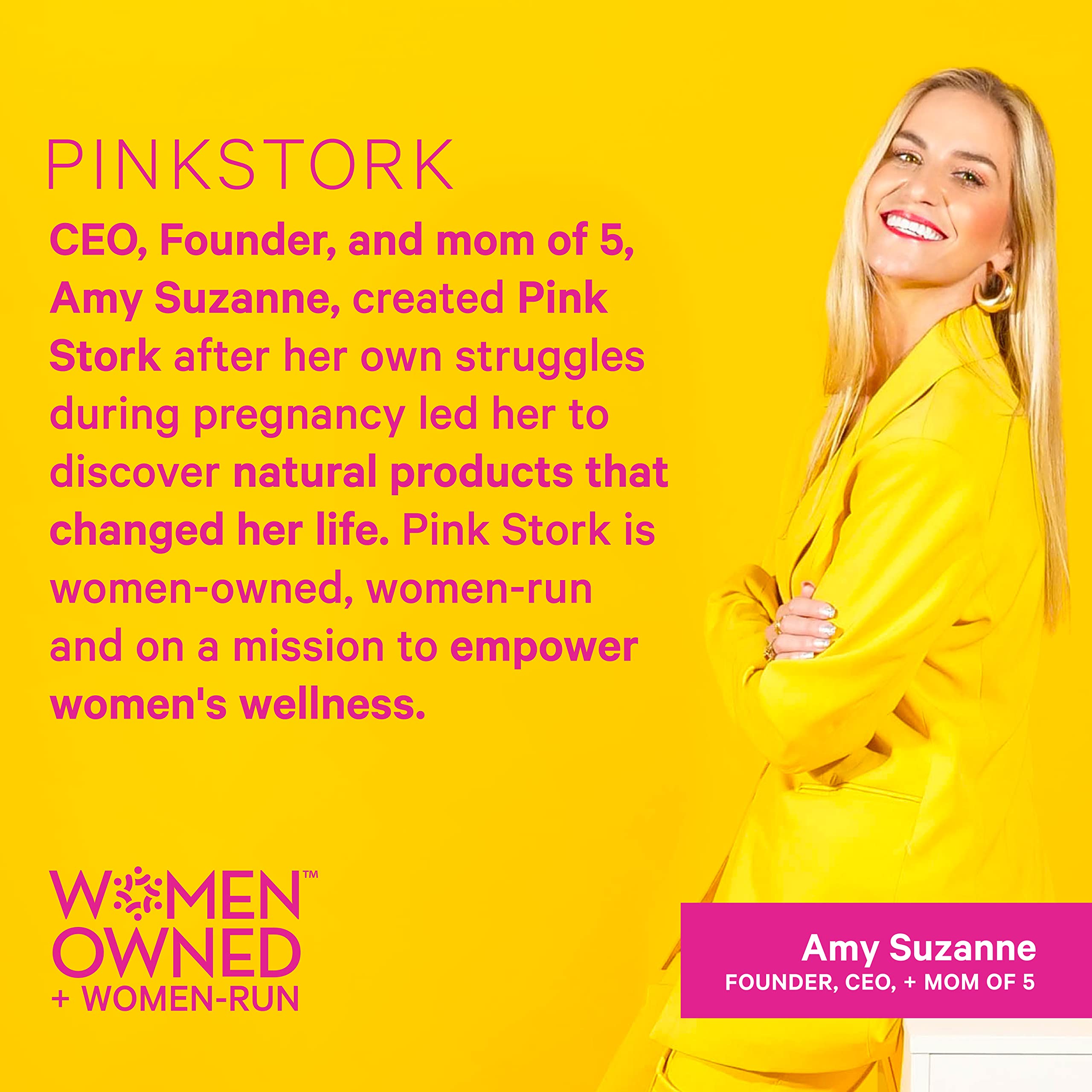 Pink Stork Liquid Prenatal Vitamin Bundle: Liquid Prenatal Vitamin with DHA and Folic Acid + Pro + DHA Pink Stork