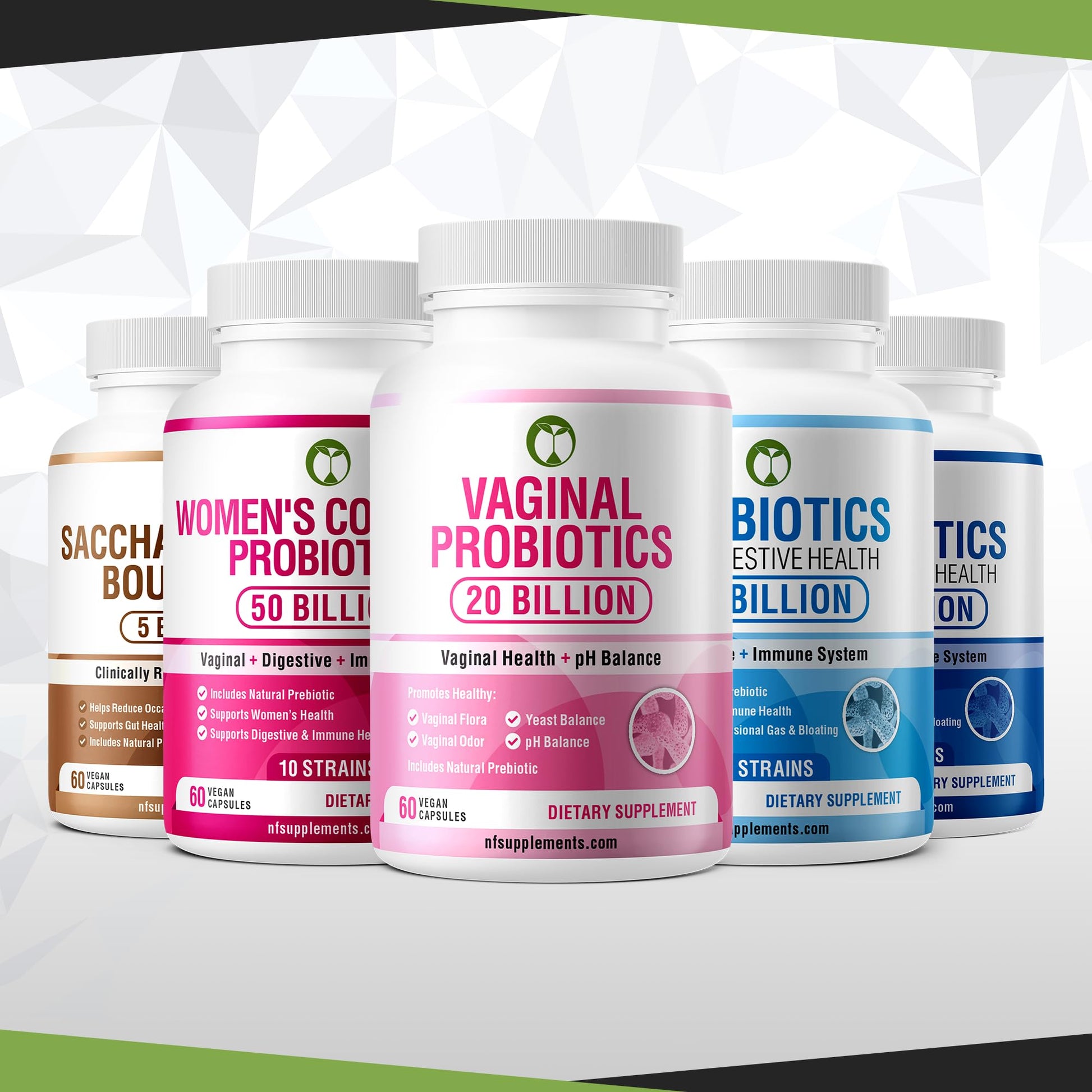 Vaginal Probiotics for Womens Health 20 Billion CFU | PH Balance & Vaginigal Odor Support 60 Capsules - AB Mystery