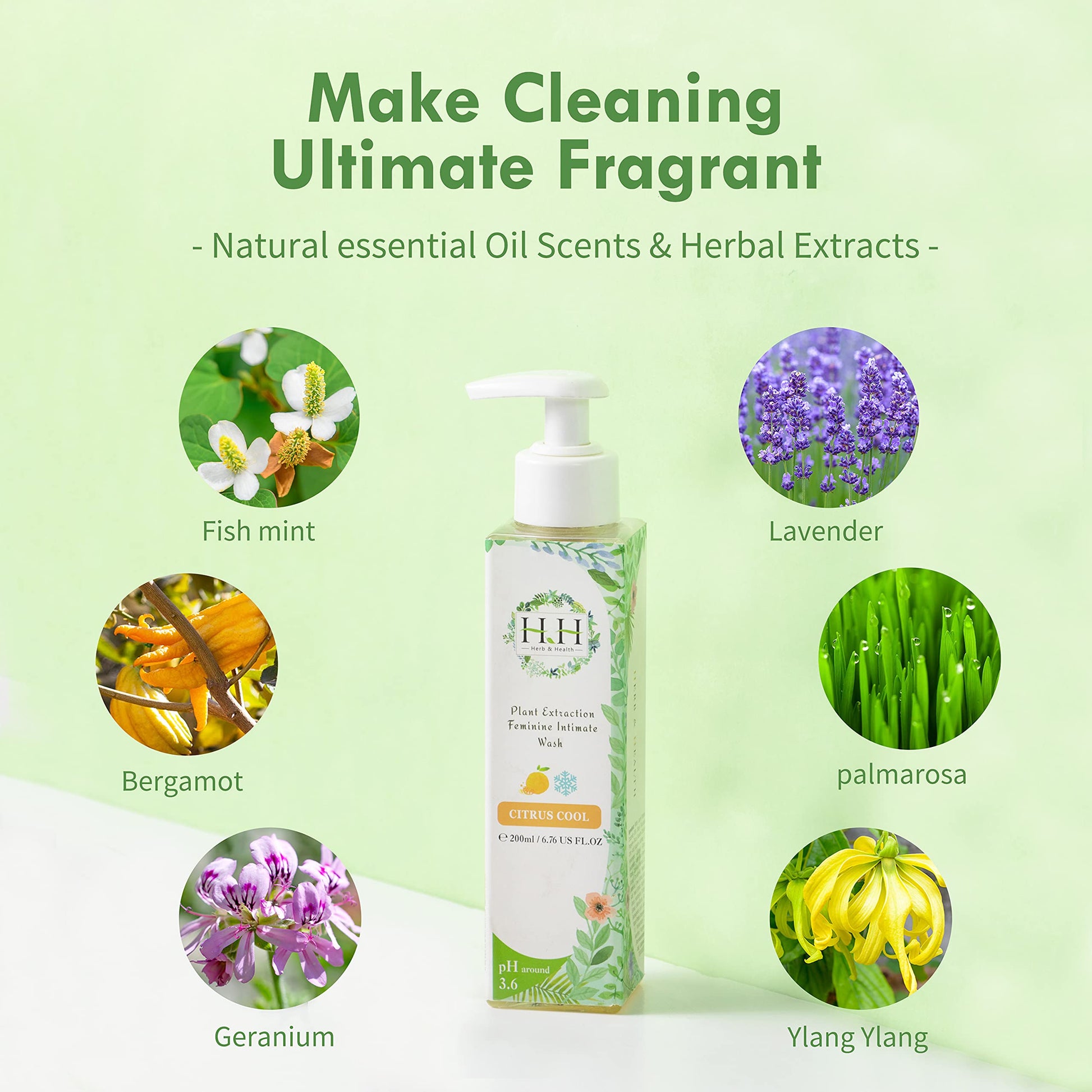 Feminine Wash+Panties Stain Remover Detergent - Natural Essential Oil Scent Vaginal Wash Women - AB Mystery