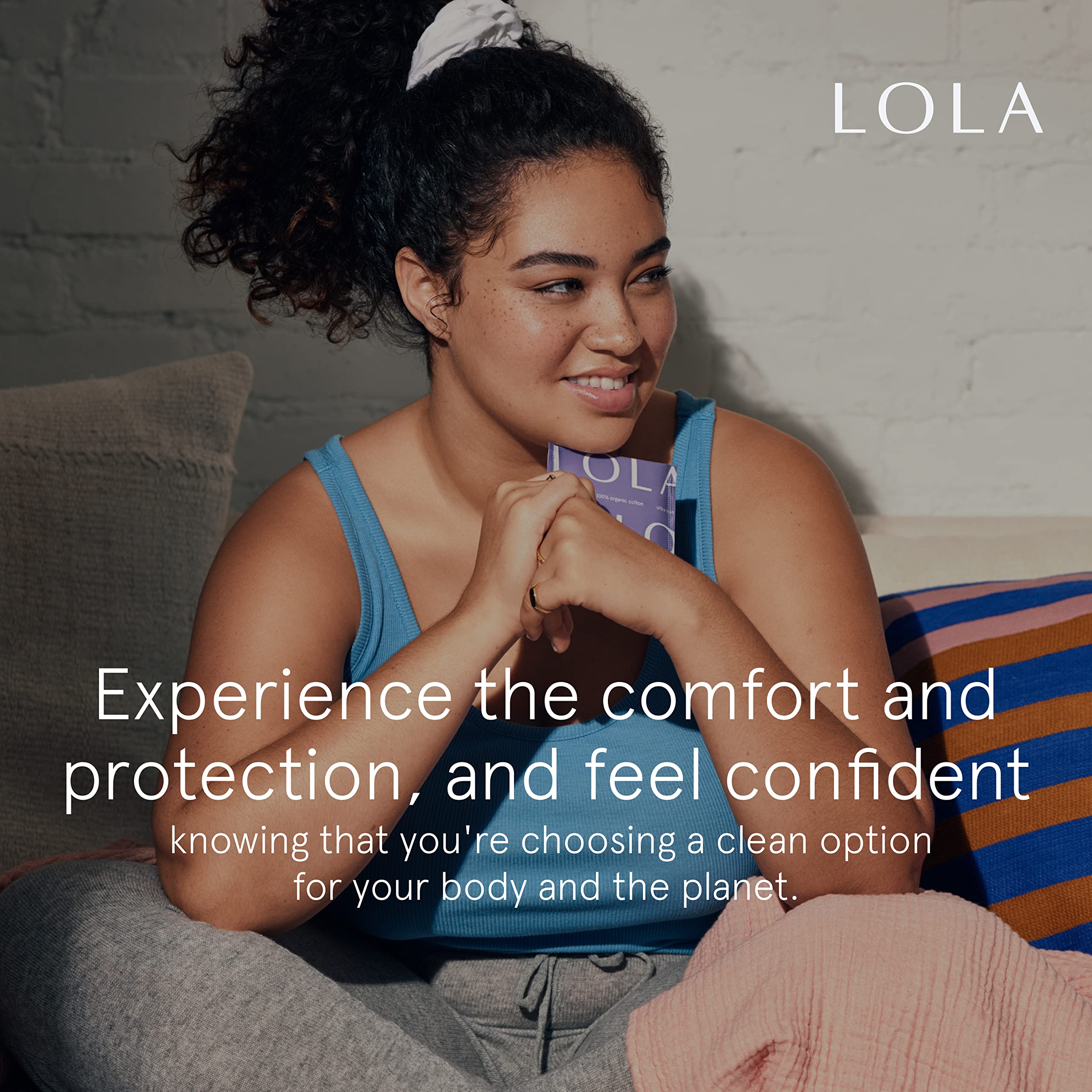 LOLA Ultra Thin Liners, 108 Count - Cotton Panty Liners for Women, Hypoallergenic Pads for Women - AB Mystery