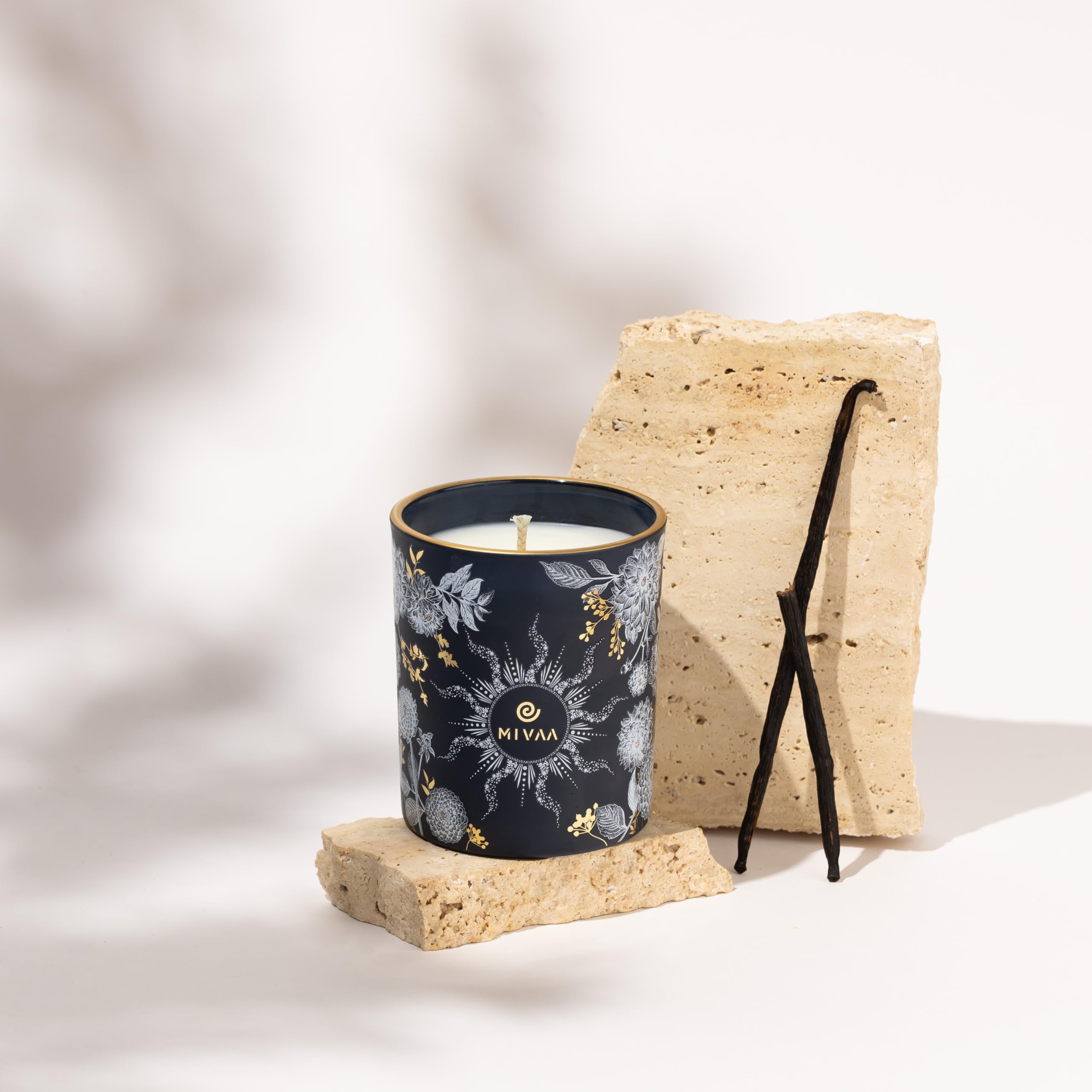 Mivaa Scented Candles - 100% Natural Soy Wax, 40 hrs Burn, Lead-Free Wicks, Holiday, Fall, Winter - AB Mystery