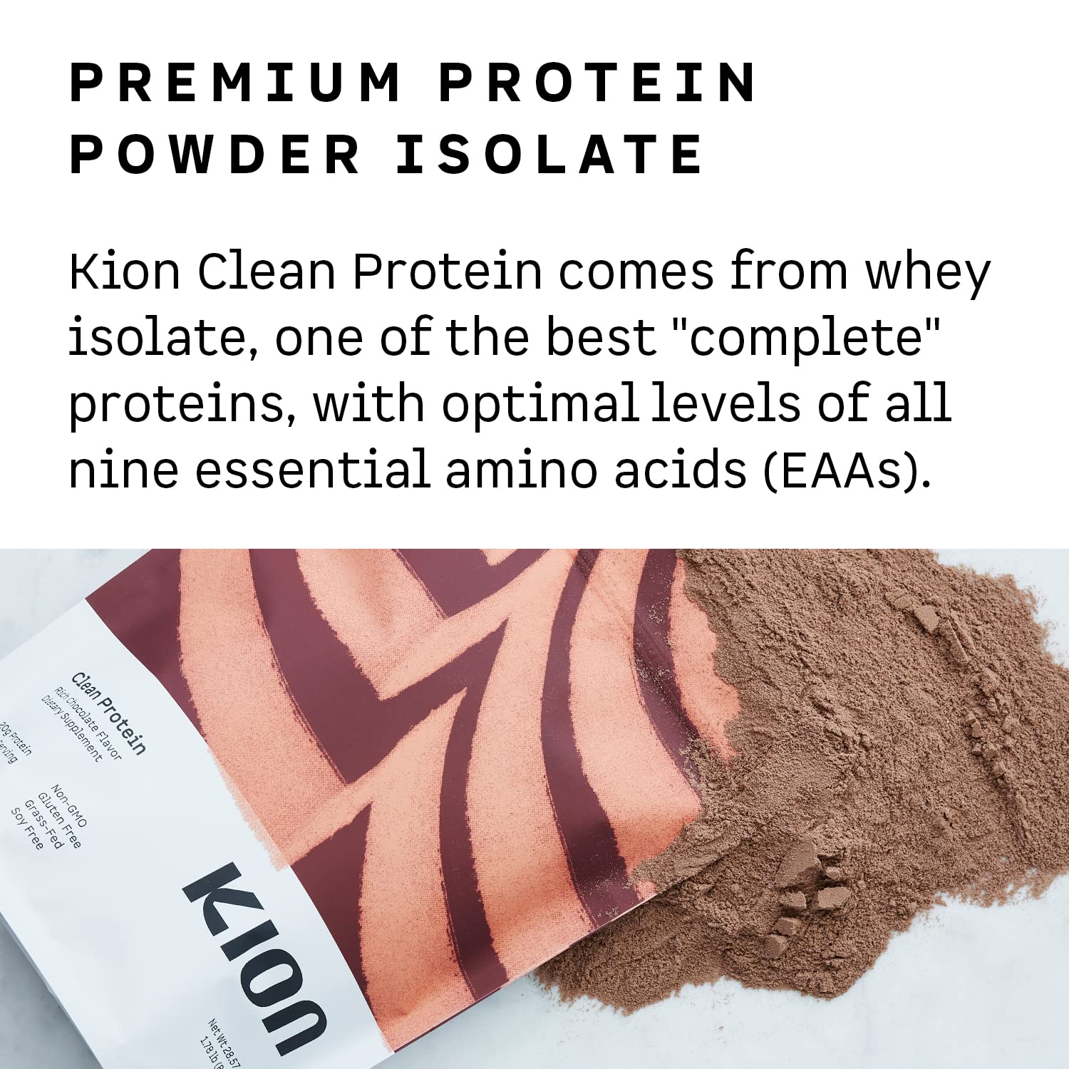 Kion Clean Protein | Grass-Fed & Pasture-Raised Whey Isolate Protein Powder - AB Mystery