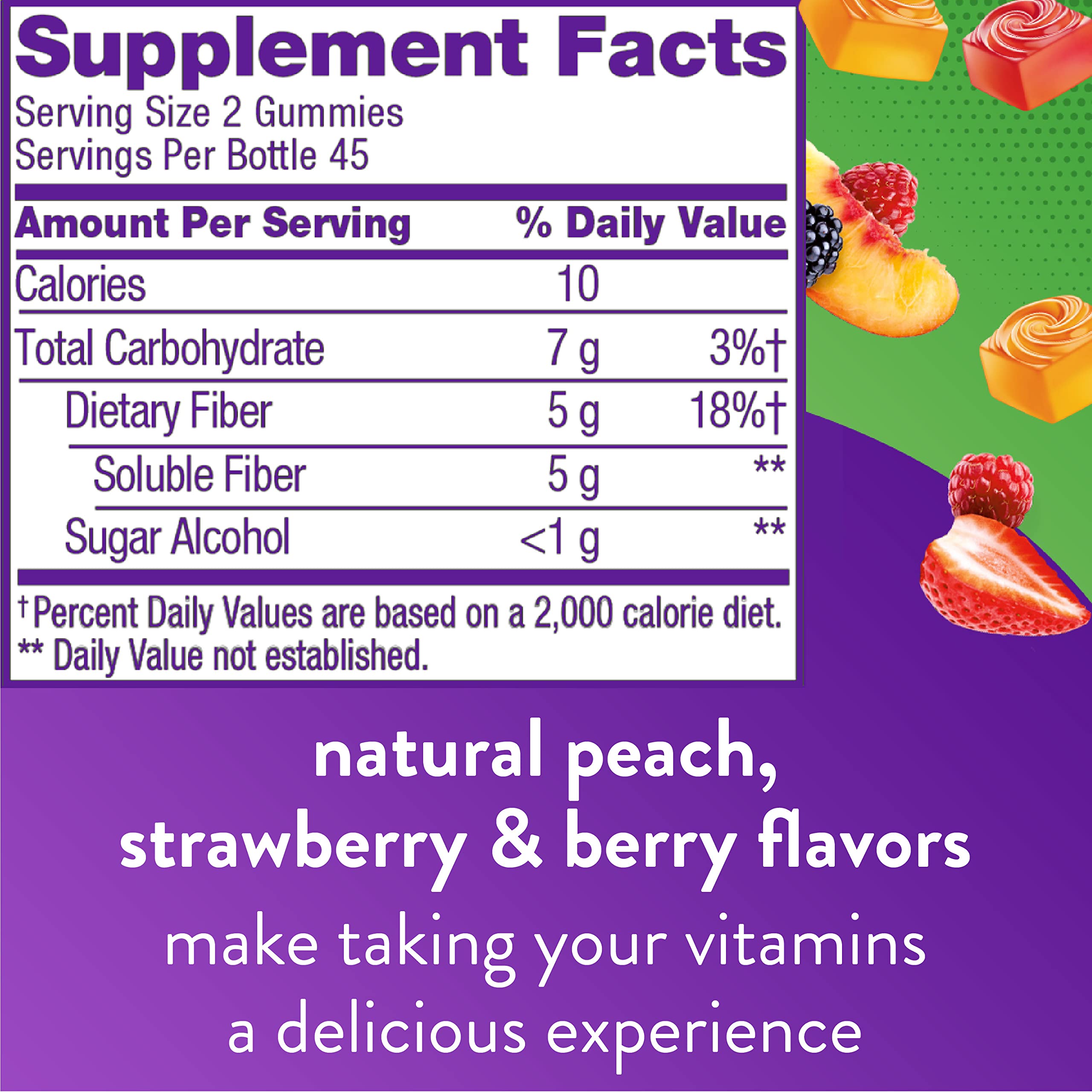Vitafusion Fiber Well Sugar Free Fiber Supplement & Womens Multivitamin Gummies - AB Mystery