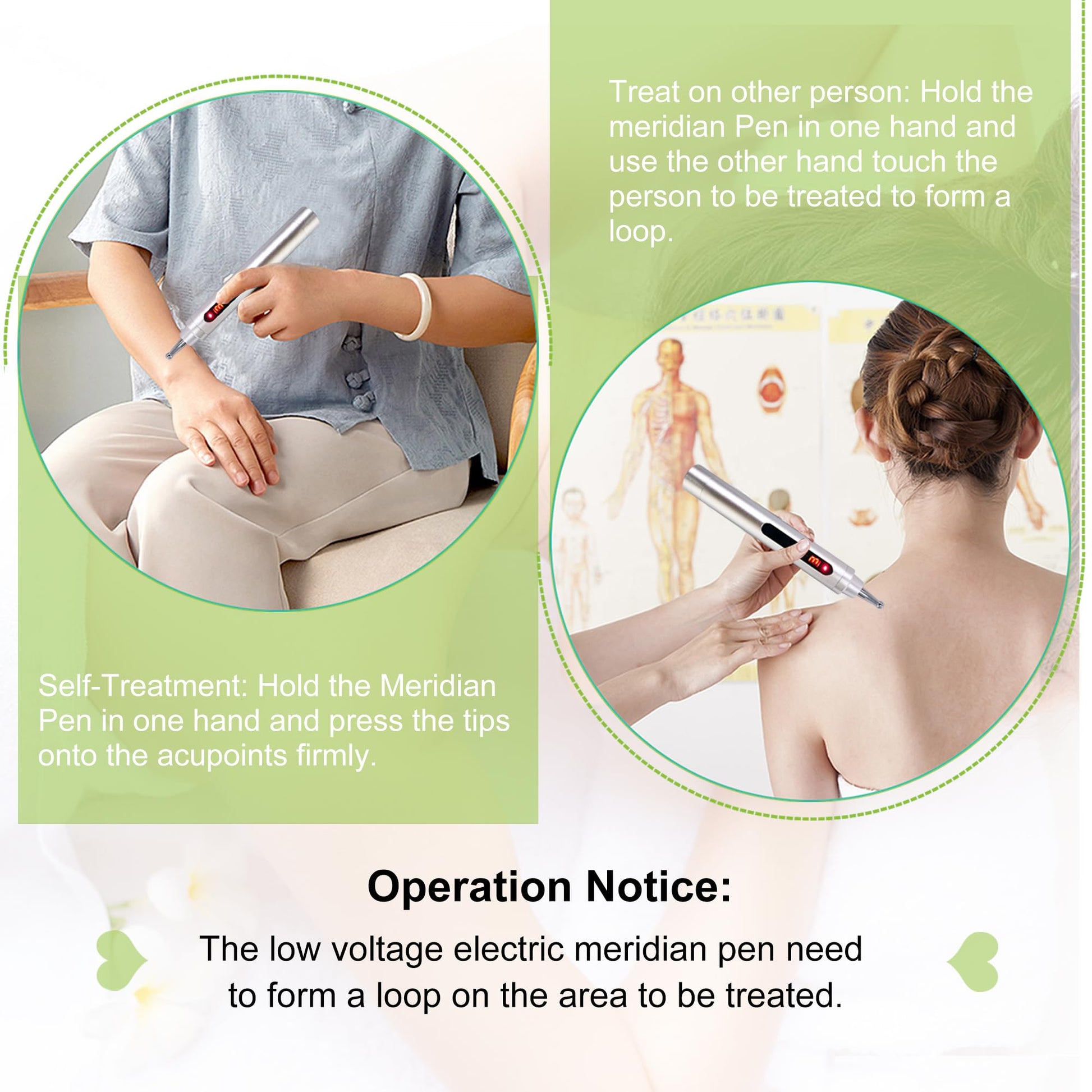 Global Care Market Meridians Energy Pen - Electronic Meridian Acupuncture Massage Pen - AB Mystery