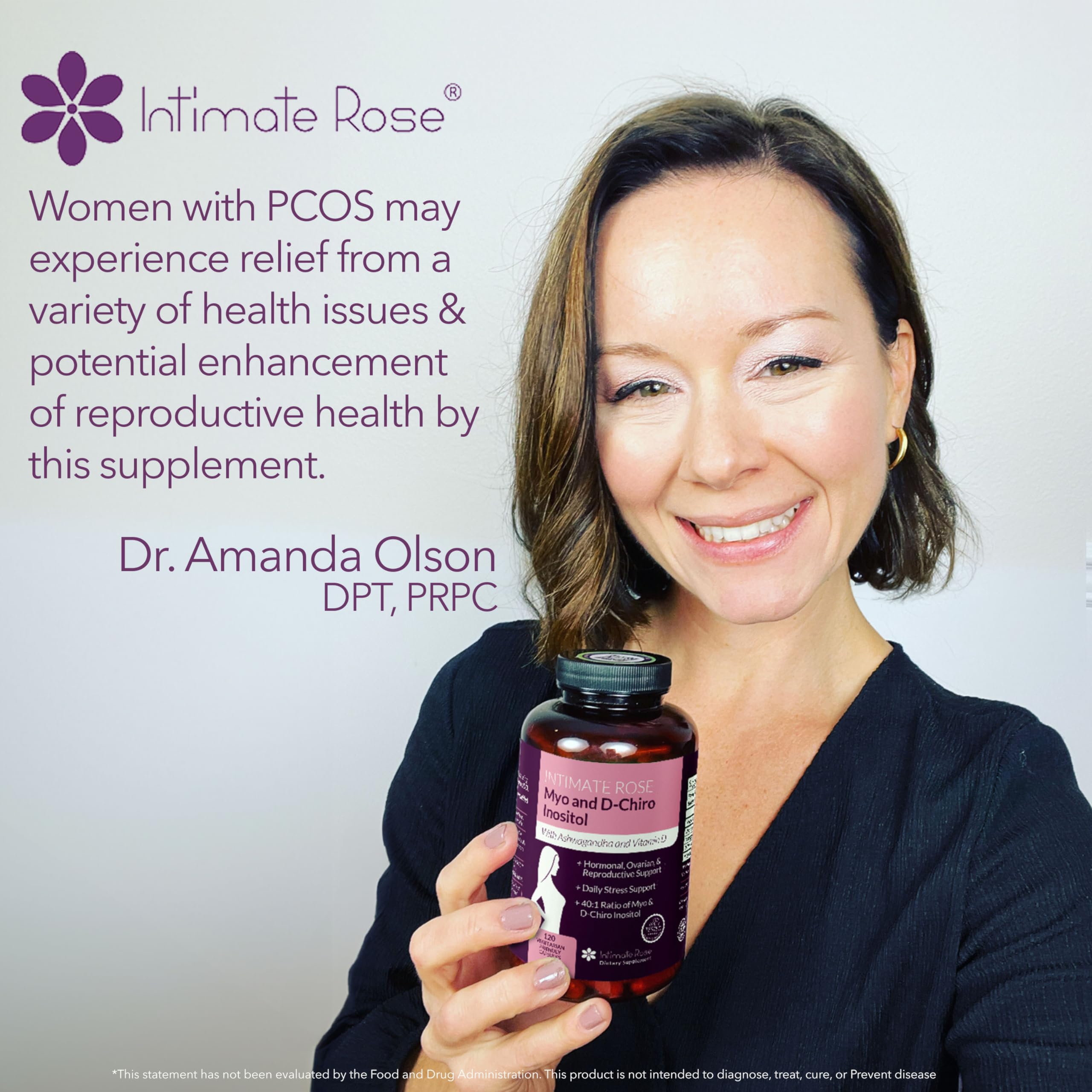 Myo-Inositol & D-Chiro Inositol 40:1 Blend + Vitamin D3 + Ashwagandha - Vegan Capsule - AB Mystery