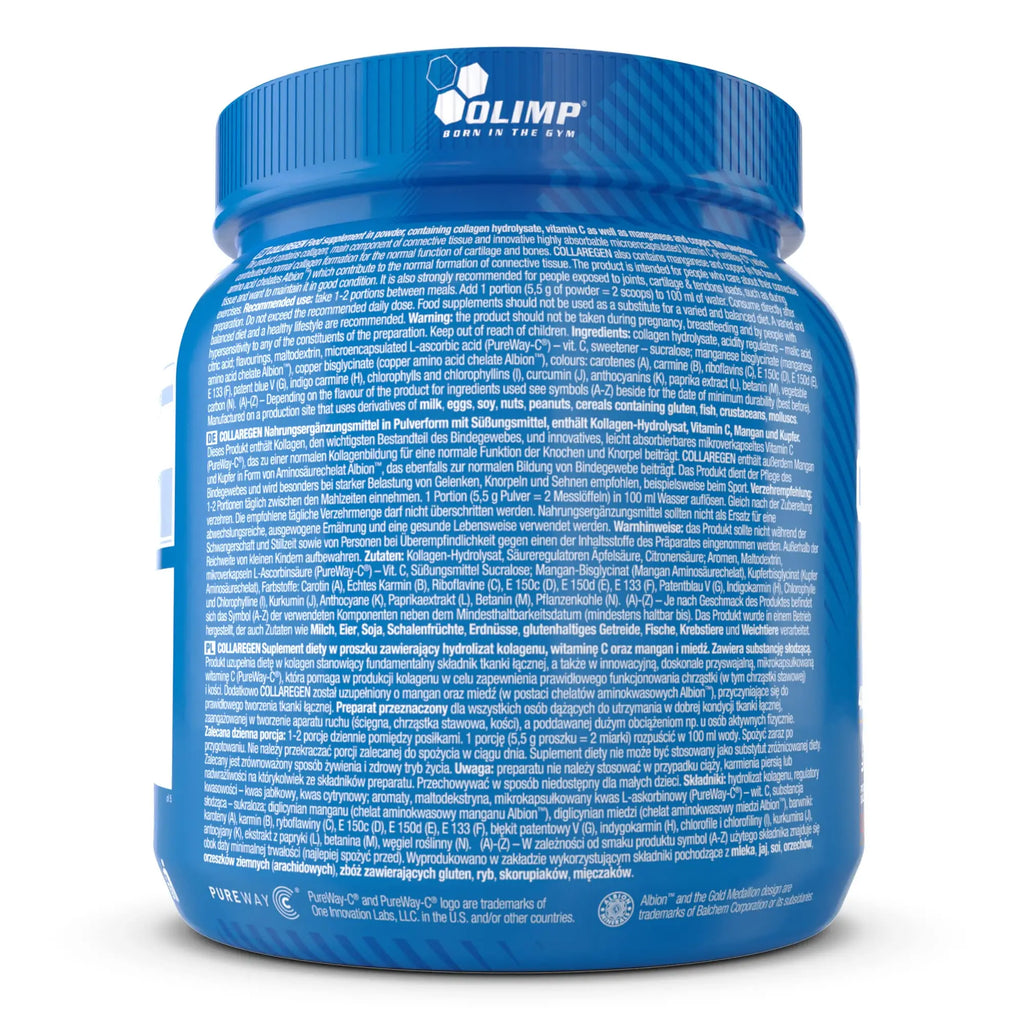 Olimp Labs Collaregen Mineral Supplement, Orange Flavour Powder, 400 g - AB Mystery