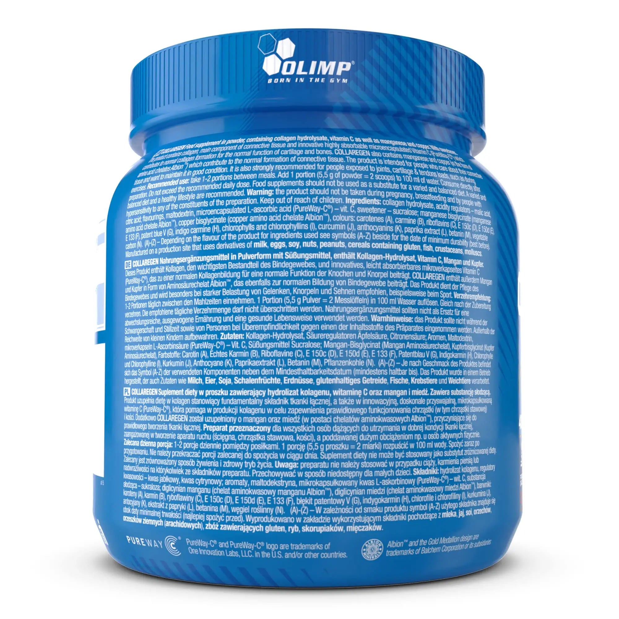 Olimp Labs Collaregen Mineral Supplement, Orange Flavour Powder, 400 g - AB Mystery