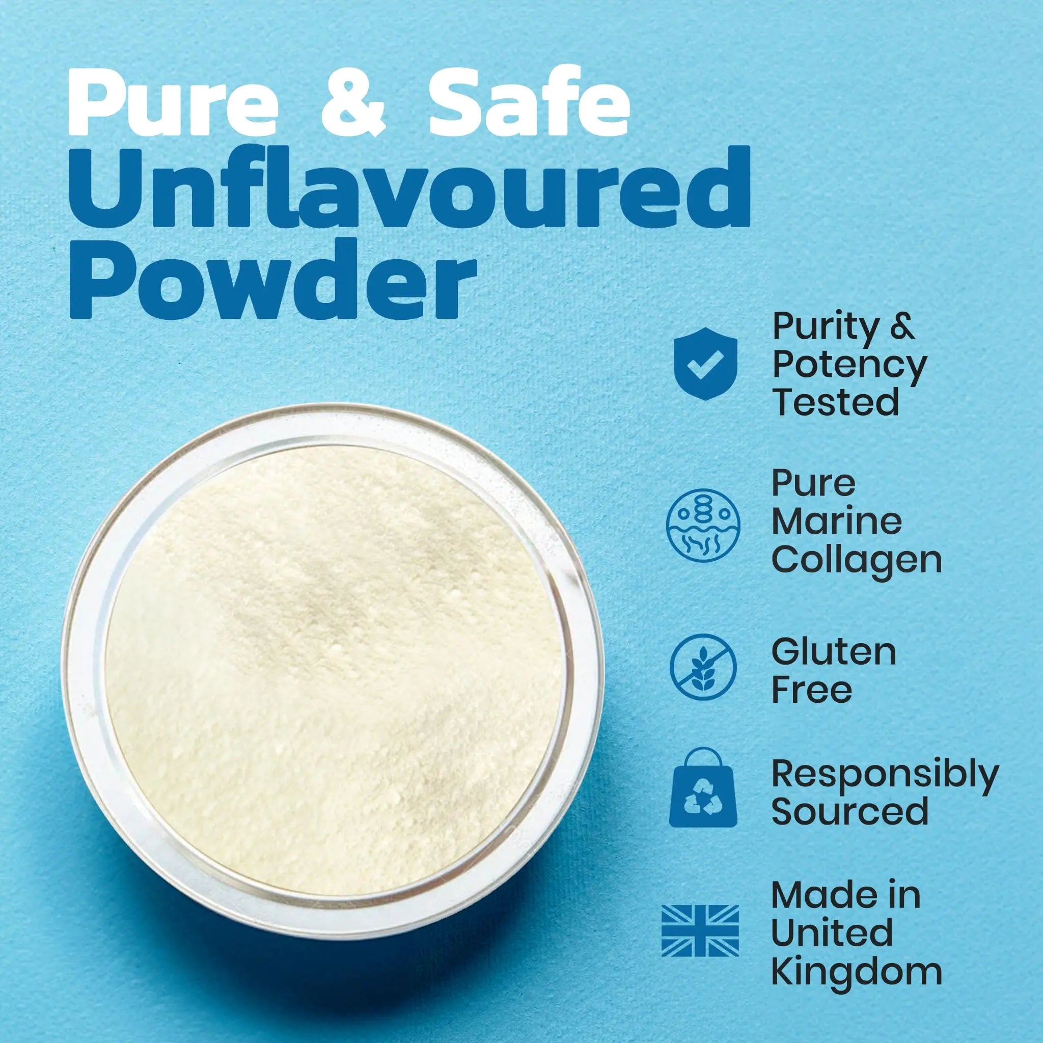 Protein Rebel - Run Easy Marine Collagen Powder for Running, Joint Support - Unflavoured Powder Collagen - AB Mystery