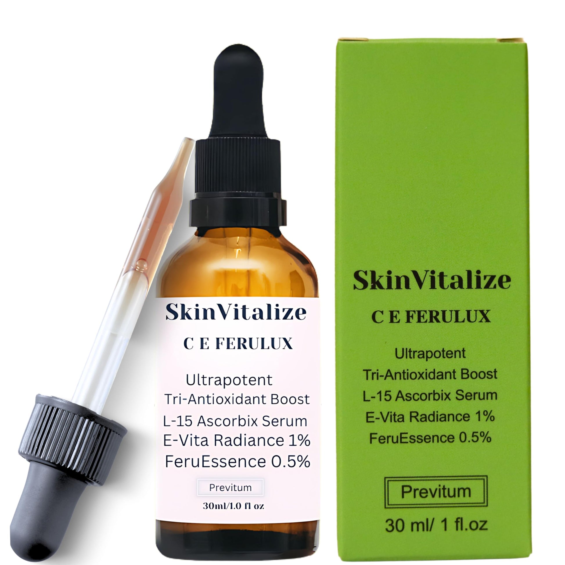 SkinVitalize C E ferulux Vitamin C Serum - 30ml: Advanced Formula for Fighting with Wrinkles