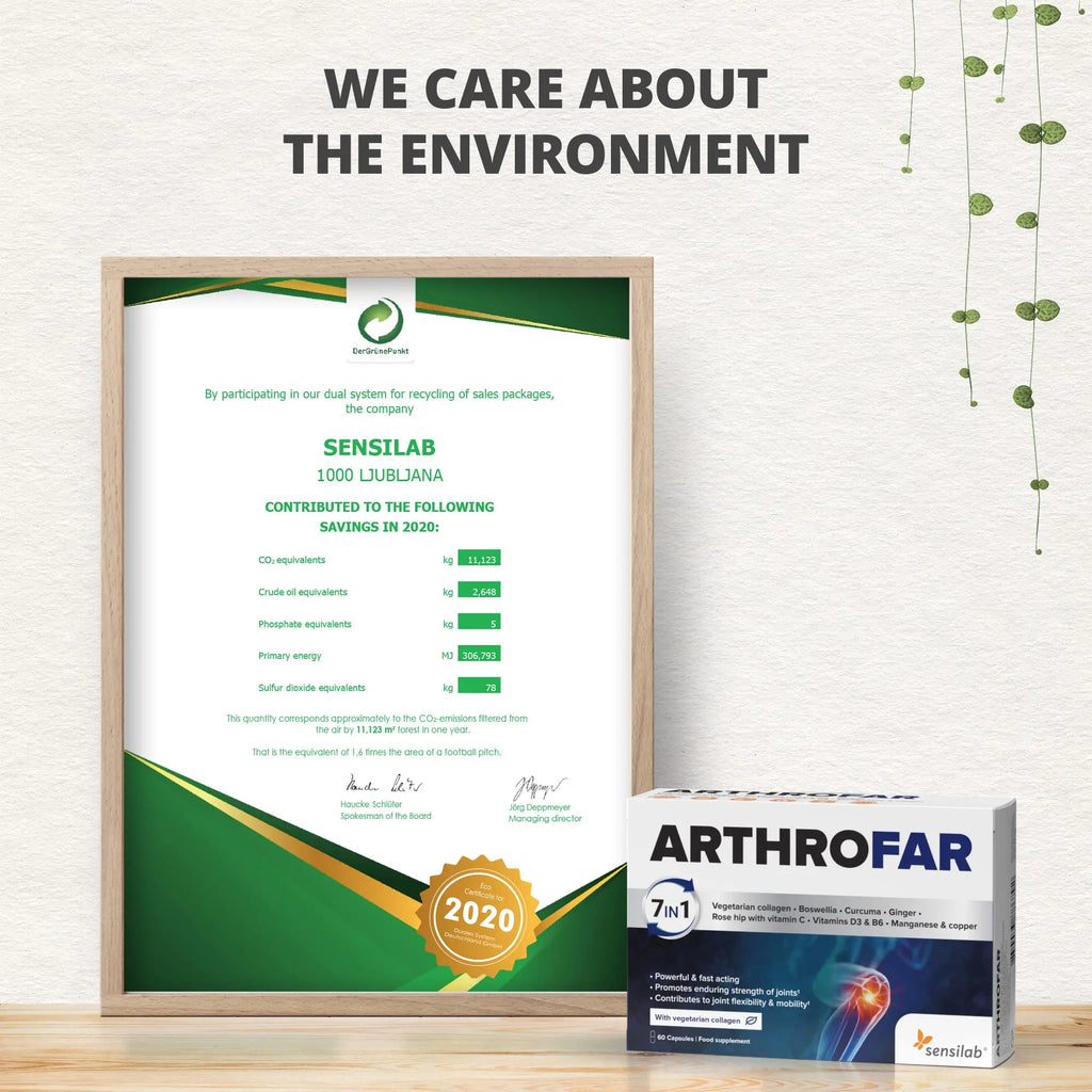 Boswellia Serrata Capsules | Sensilab ArthroFar | Joint Care Supplements - AB Mystery