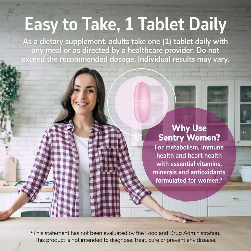 21st Century Sentry Women Multivitamin Tablets, 120 Count - AB Mystery