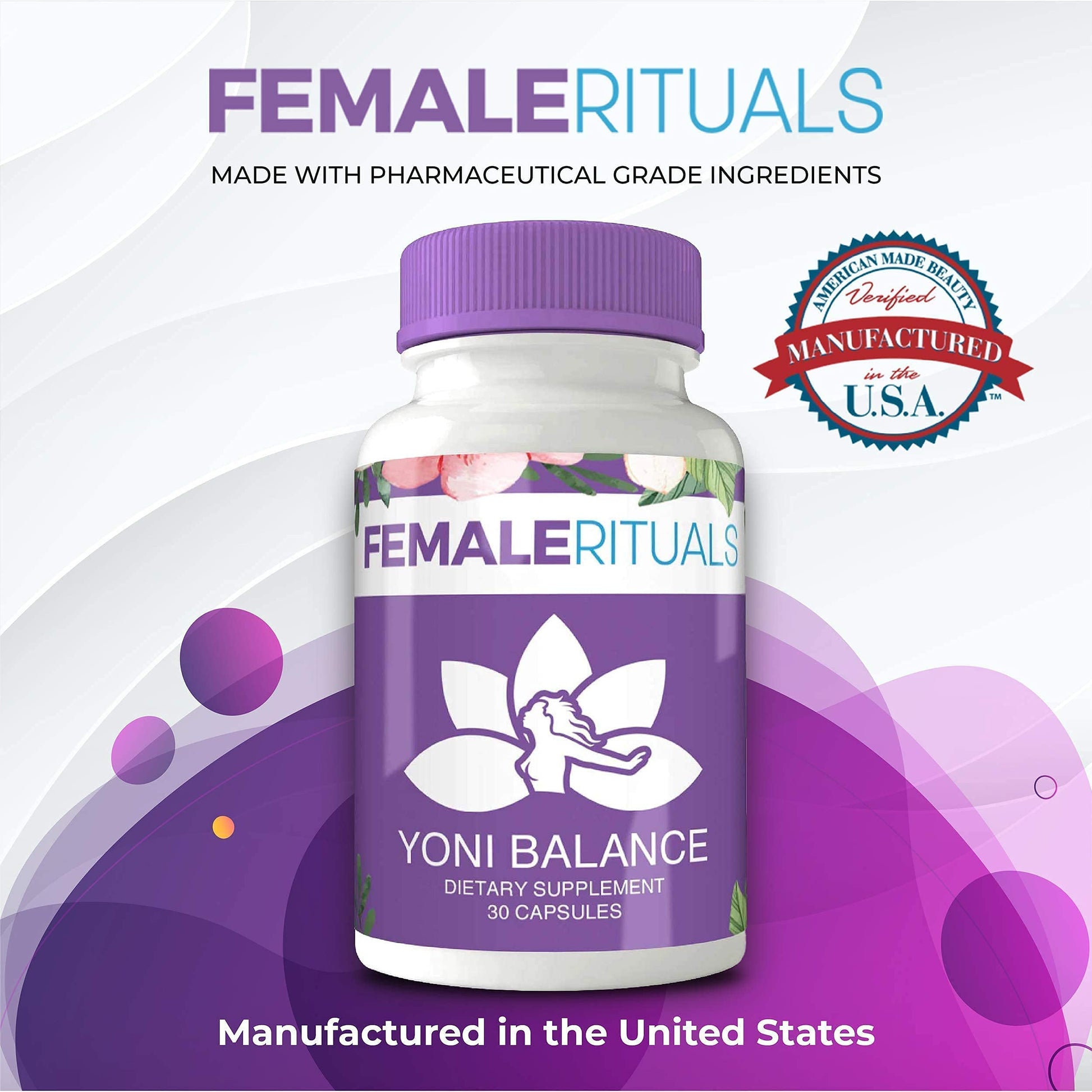 FEMALE RITUALS - Vaginal Moisturizer Boric Acid Suppositories for PH Balance - Bad Odors - AB Mystery