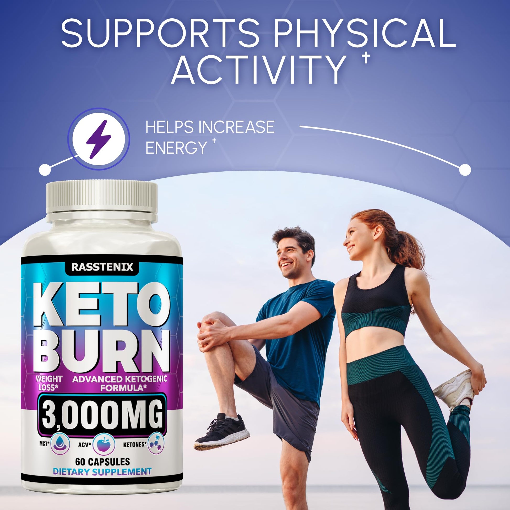 Rasstenix (2 Pack) Keto Pills - Lean Keto Diet Pills - Weight Fat Management Loss - AB Mystery