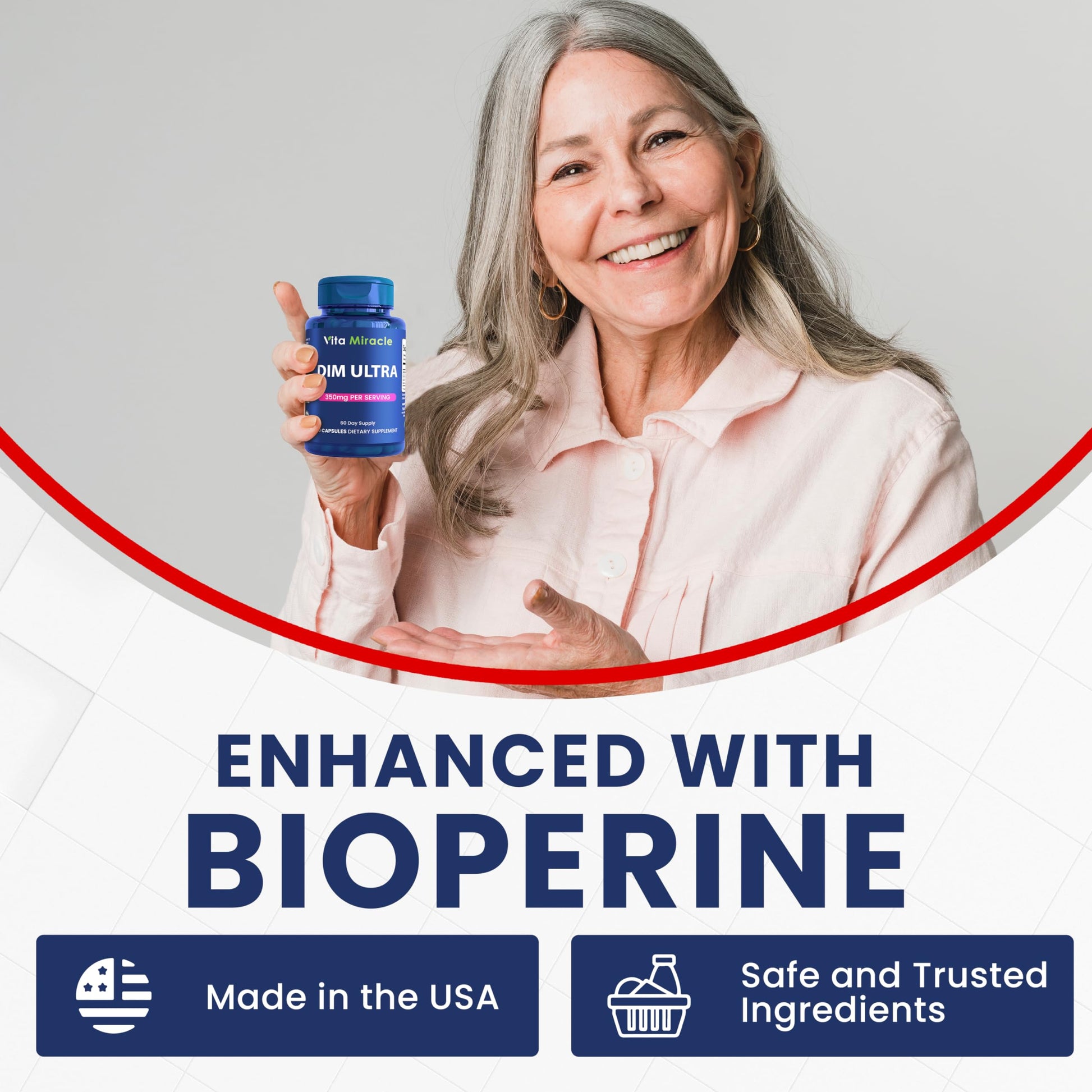 DIM Supplement for Women and Men - 350mg Estrogen Metabolism Complex - AB Mystery