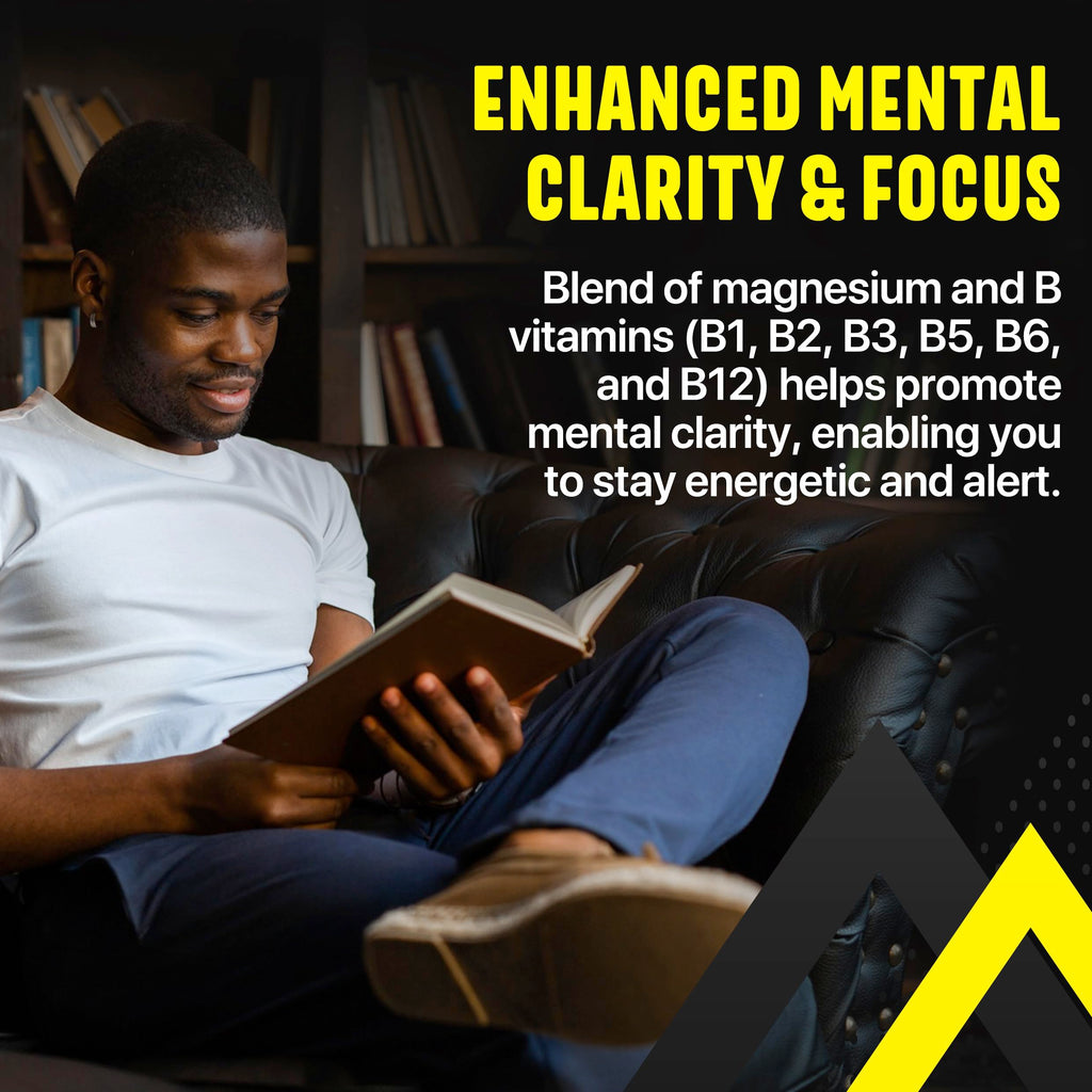 100% Pure Multivitamin for Men - Daily Mens Multivitamins, Multiminerals Supplement for Energy, Focus, Performance, Immune and Male Support - AB Mystery