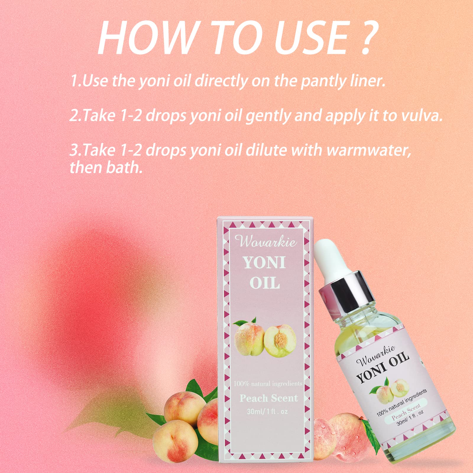 2 Packs Yoni Oil for Women, 1 fl oz/30 ml Feminine Oil Intimate Deodorant for Women, Eliminates Odor - AB Mystery