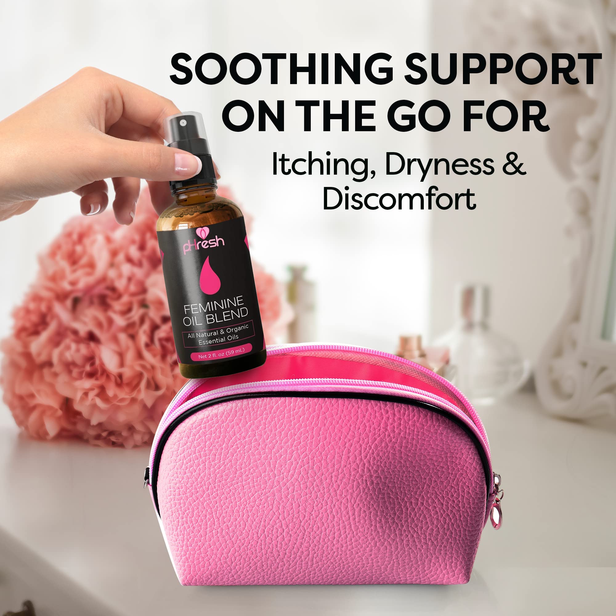 ACE NUTRITION 3 Pack - Boric Acid Suppositories & All Natural Feminine Spray and pH Test Strips - AB Mystery