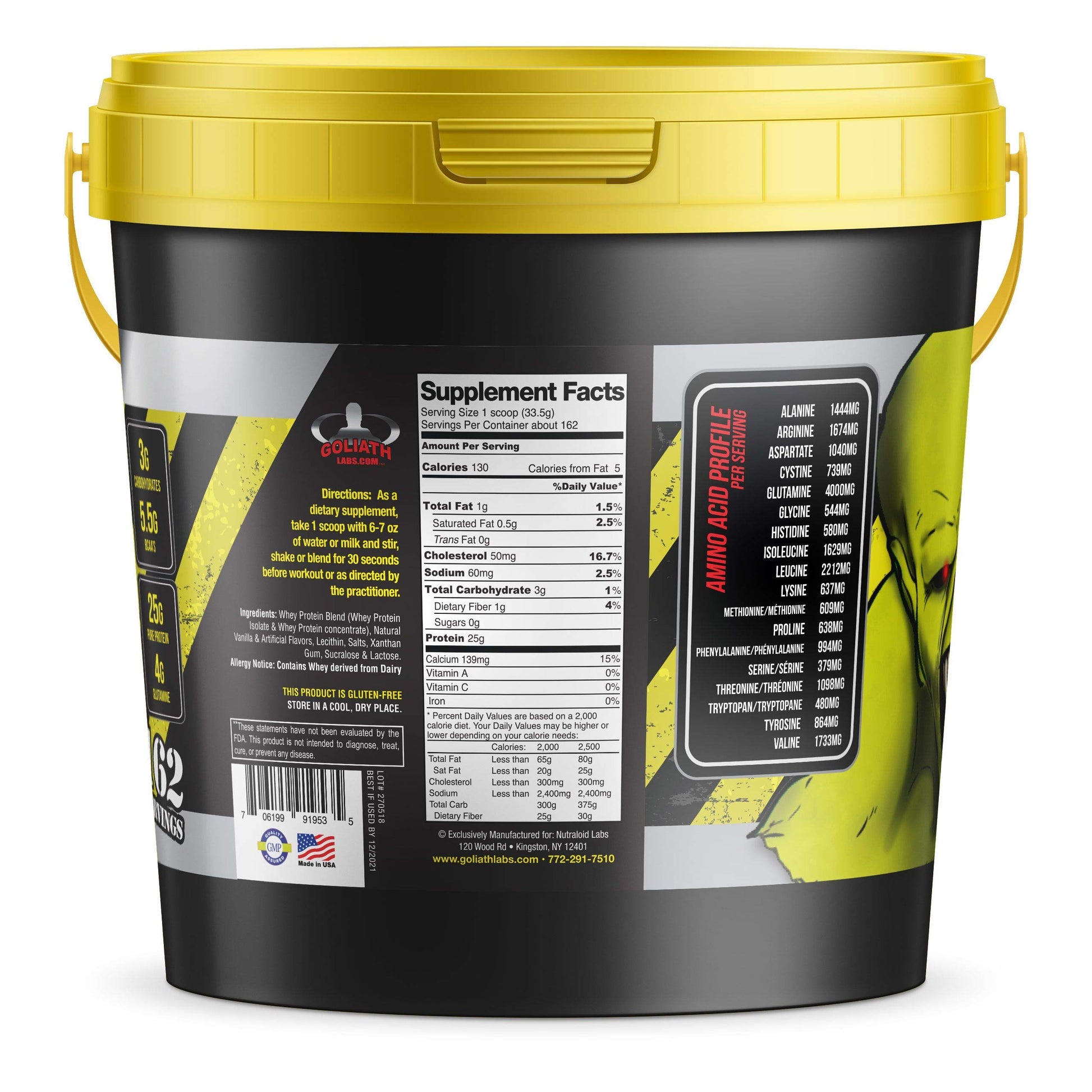 COLOSSAL LABS Muscle Protein Whey Powder [12 lbs/Pack of 1]–Chocolate Protein - AB Mystery