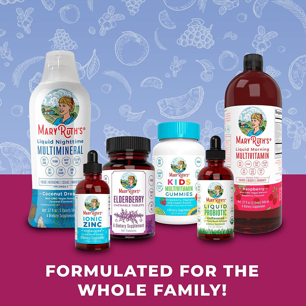 MaryRuth Organics Prenatal & Postnatal Liposomal Multivitamin Women, Sugar Free Liquid Vitamin MaryRuth Organics