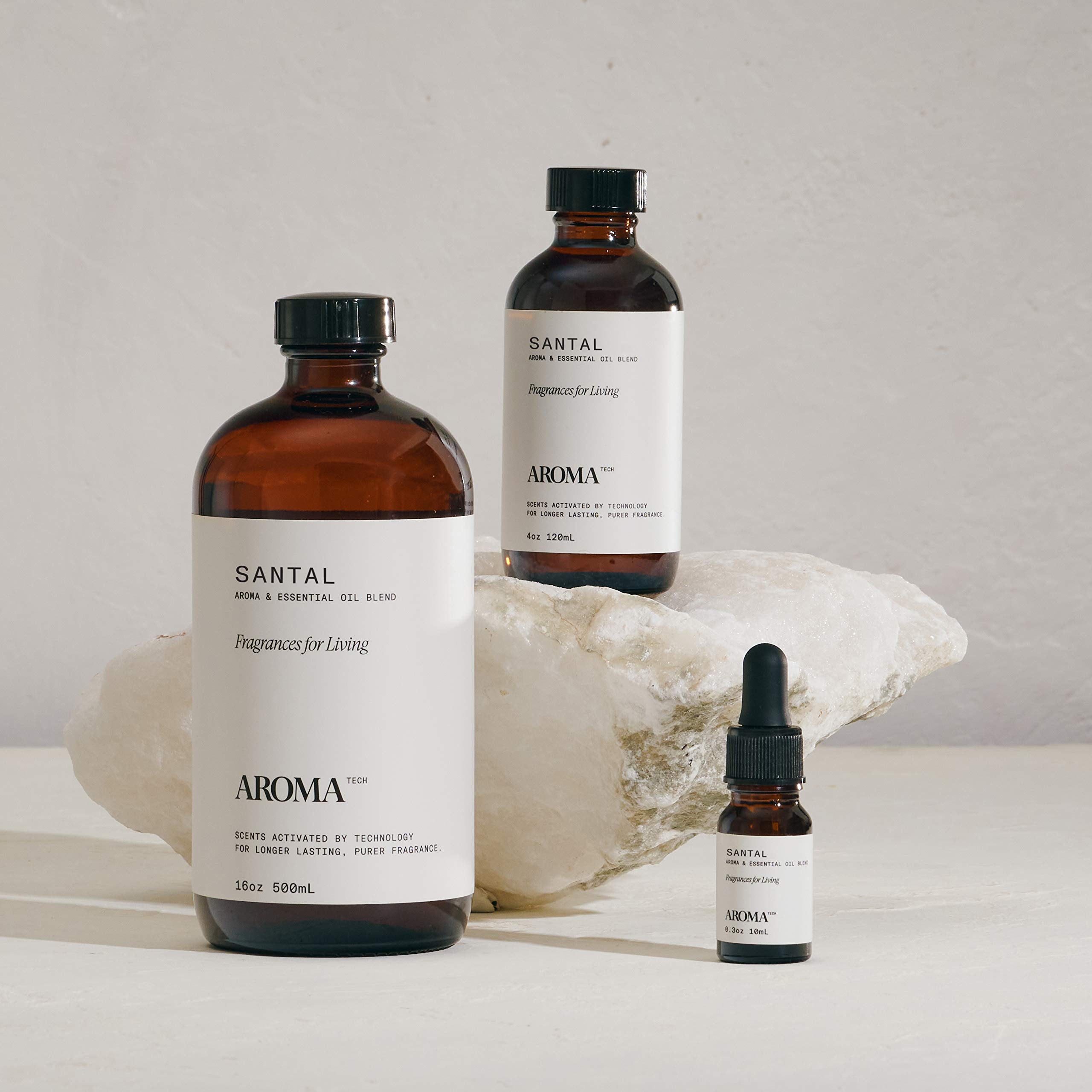 AromaTech Santal Aroma Essential Oil Blend, Aromatherapy with Patchouli and Cedarwood for Diffuser - AB Mystery