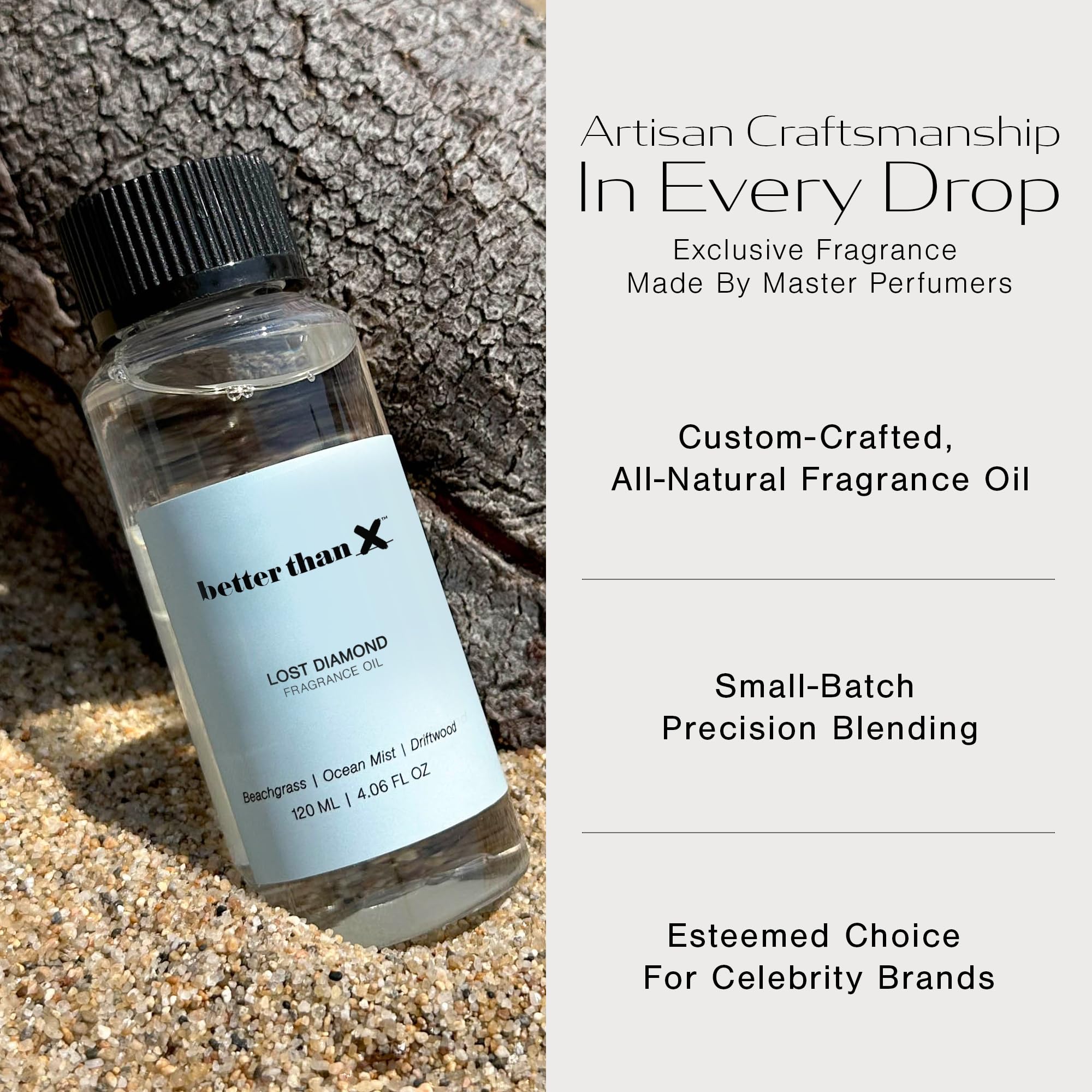 Better Than X Beachgrass Fragrance Oil - Lost Diamond Oceanic Scent for Diffusers - Premium Scent - AB Mystery