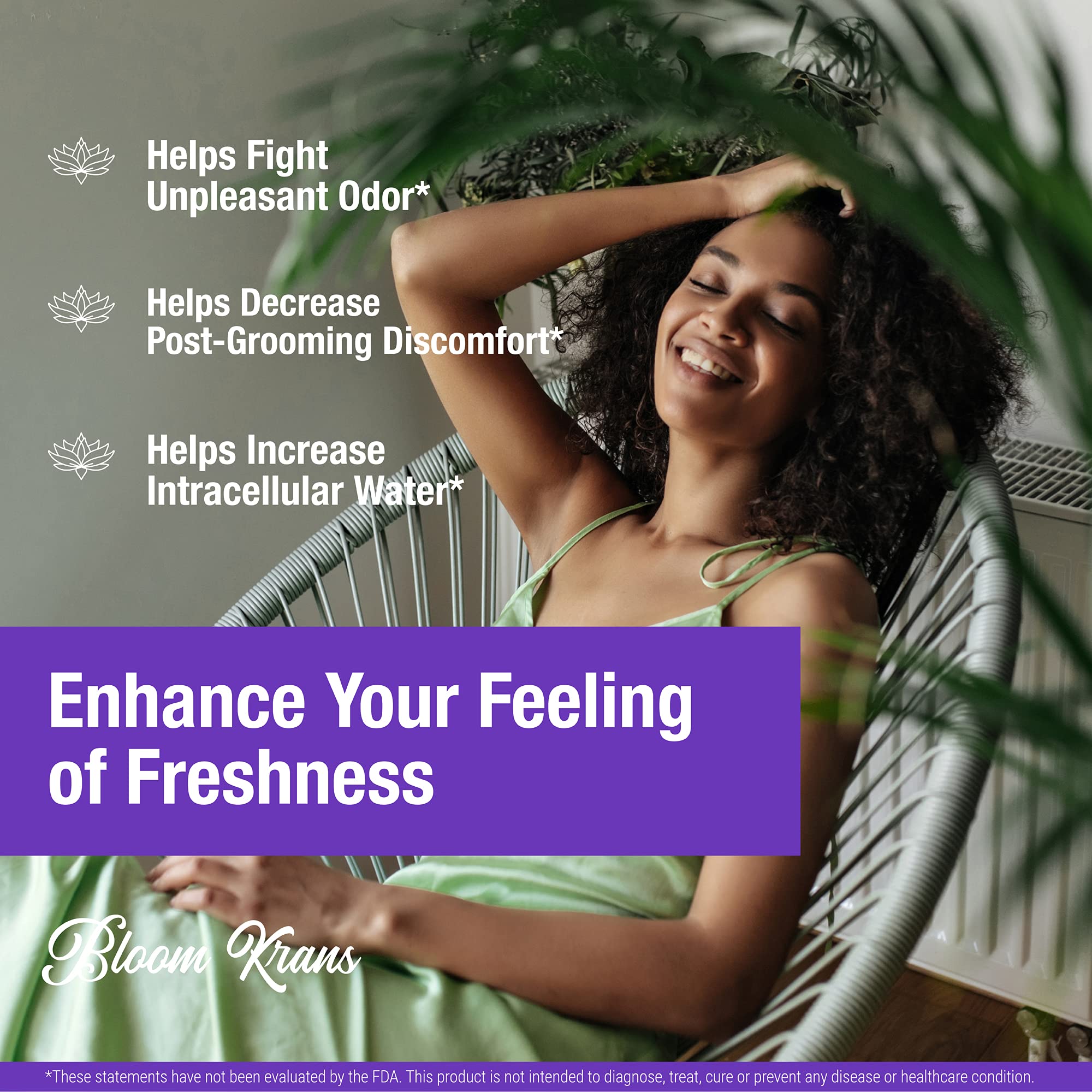 Bloom Krans Vulva Harmony Moisturizer - Vaginal Moisturizer for Women | Dryness, Vaginitis, Itch Relief - AB Mystery