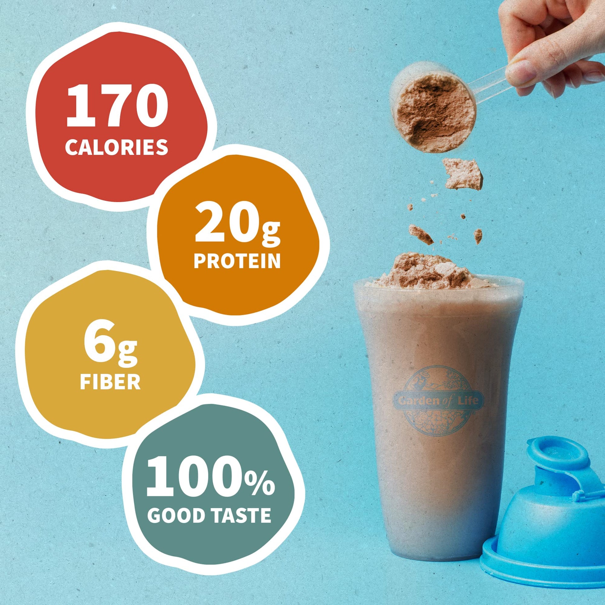 Garden of Life Creamy Organic Vegan Protein Powder + OatMilk, 20g Complete Plant - AB Mystery