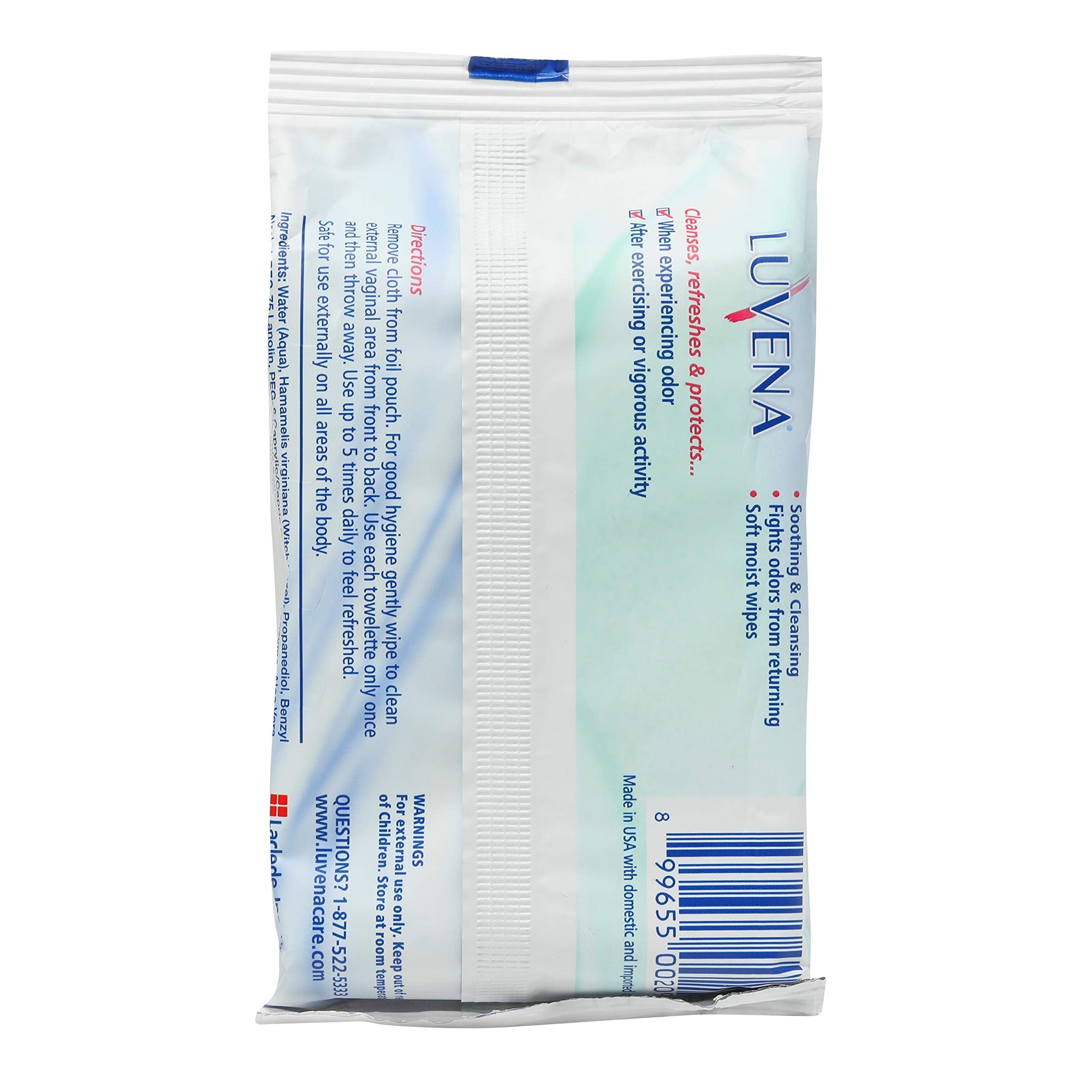 Luvena Feminine Wipes - Soft Wet Wipes for Women - Refresh & Resist Odor - Gynecologist Tested - AB Mystery