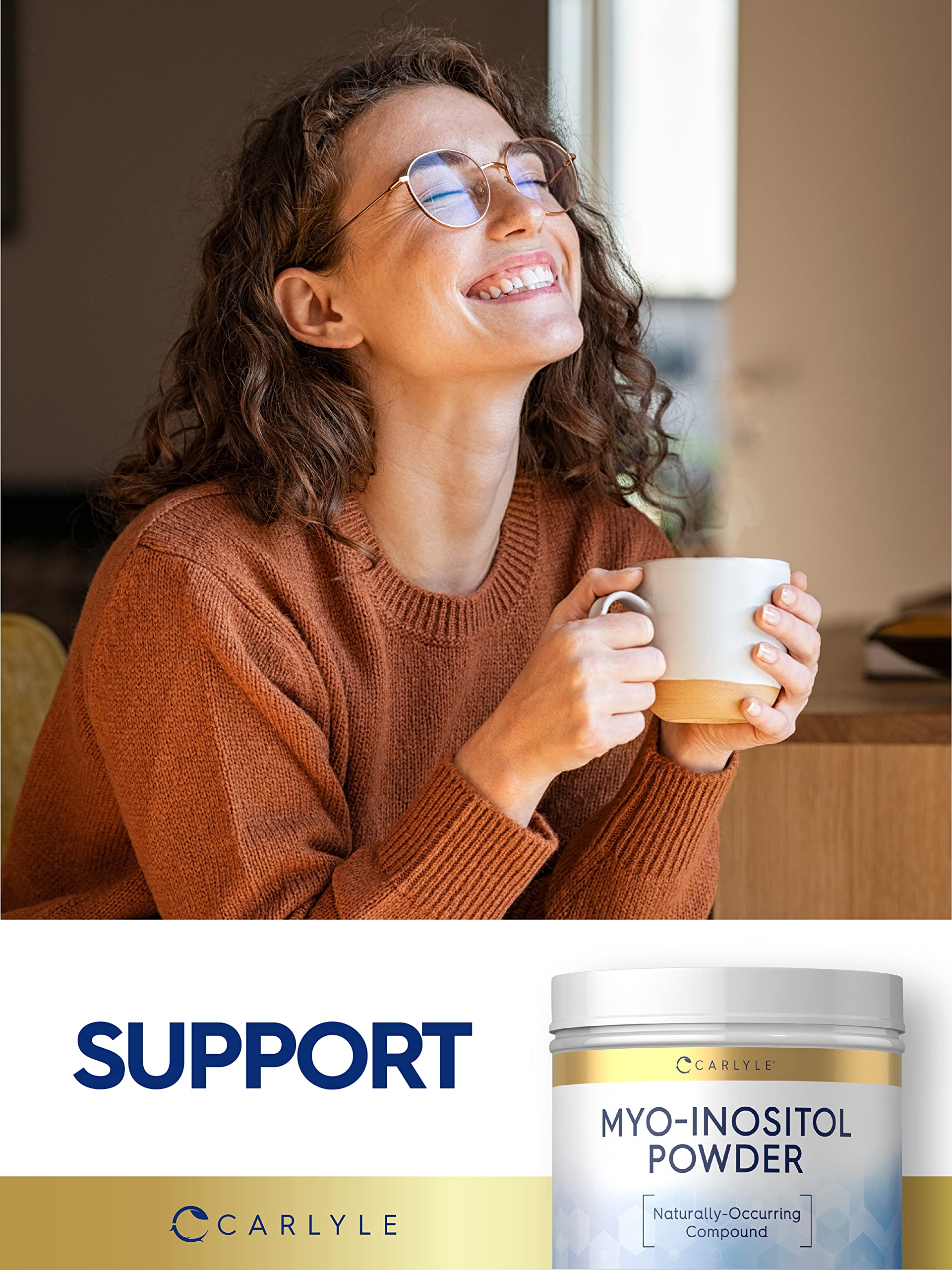 Carlyle Myo-Inositol Powder Supplement | 1.5 lbs | Naturally Occuring Compound - AB Mystery