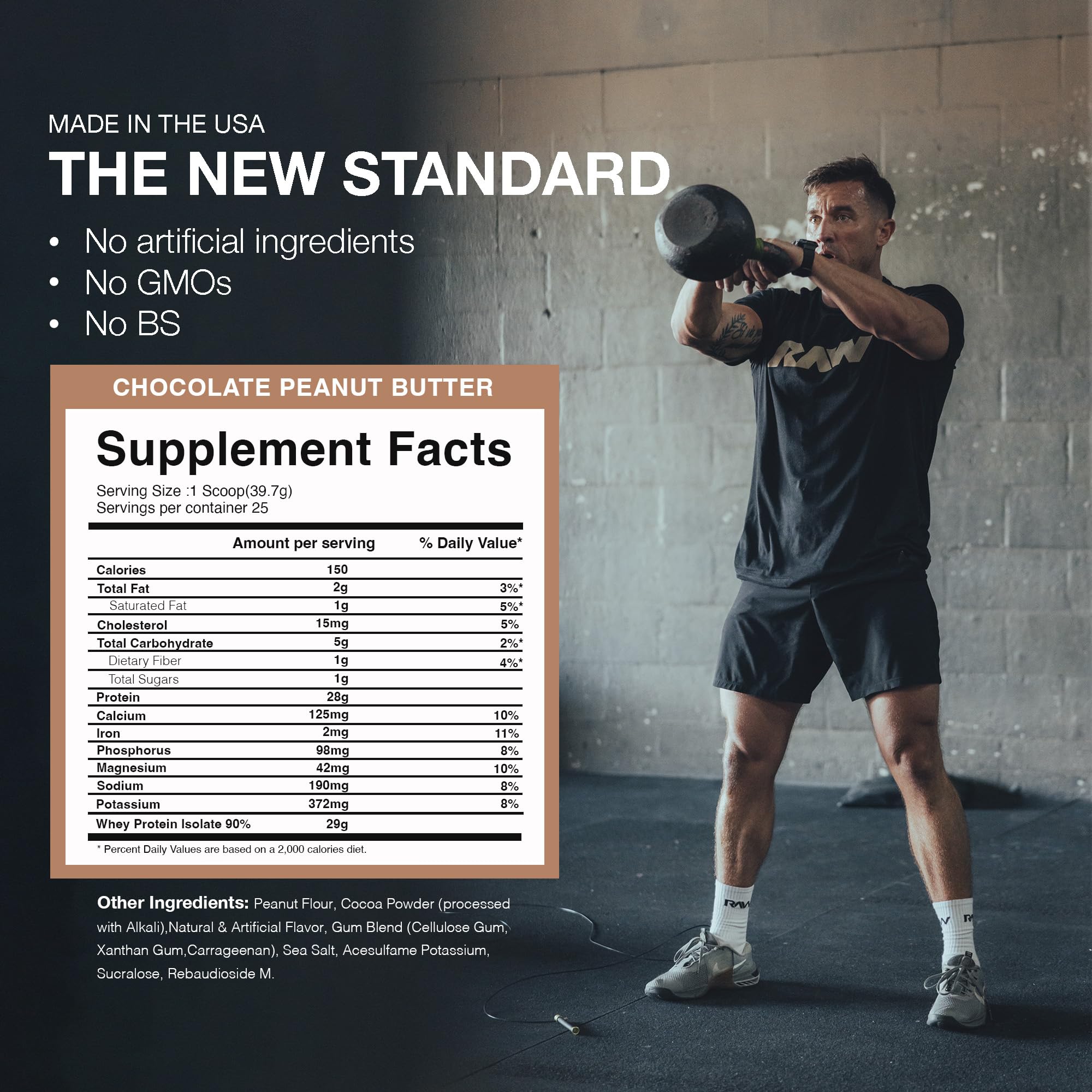 RAW Whey Isolate Protein Powder, Chocolate Peanut Butter (CBUM Itholate) - 100% Grass - AB Mystery