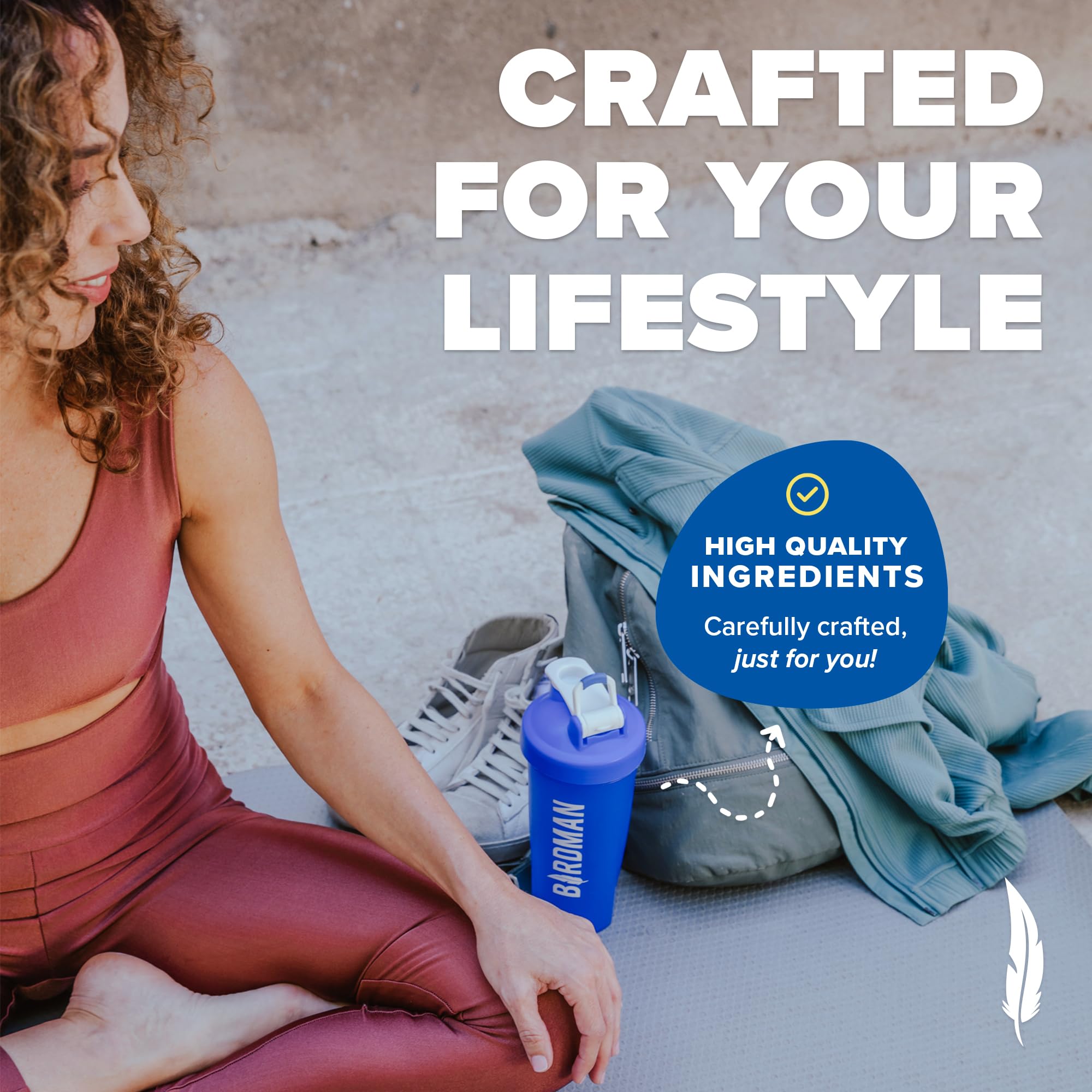 BIRDMAN Falcon Vegan Protein Powder Organic, Stevia & Sugar Free, Plant Based Protein - AB Mystery