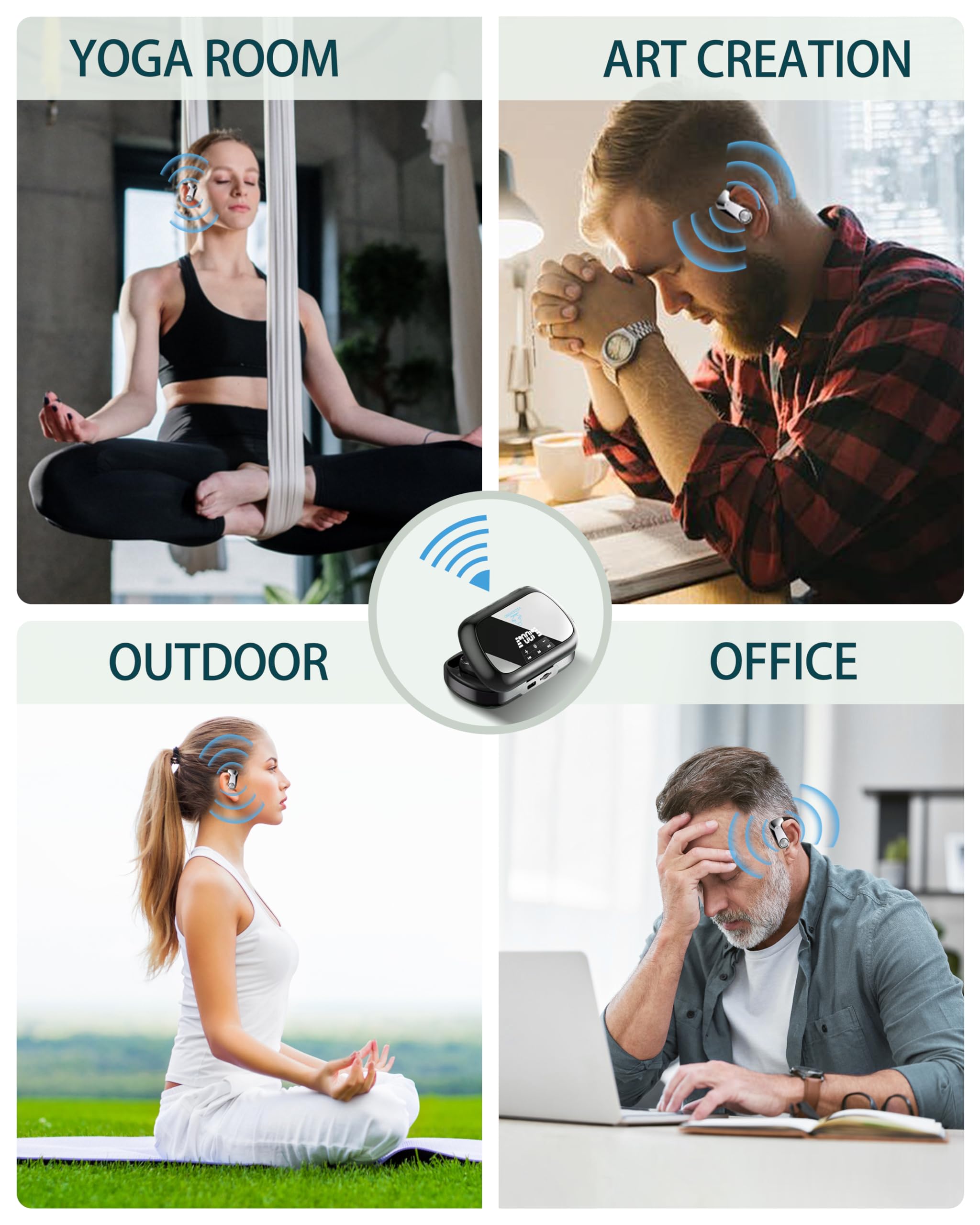 Sound Frequency Machine, Vedawind Meditation Accessory, Mindfulness, Tone Therapy System - AB Mystery