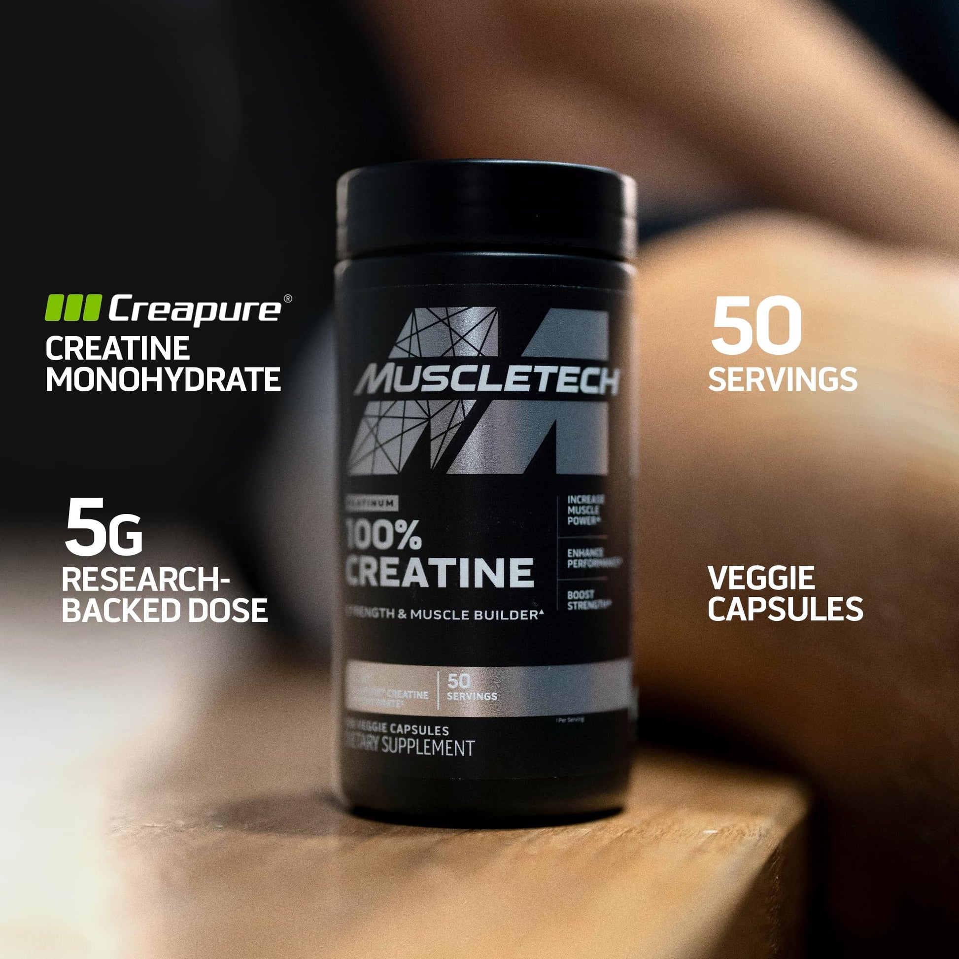 MuscleTech Platinum 100% Creatine Pills | Creatine Monohydrate Pill| | Muscle Recovery - AB Mystery