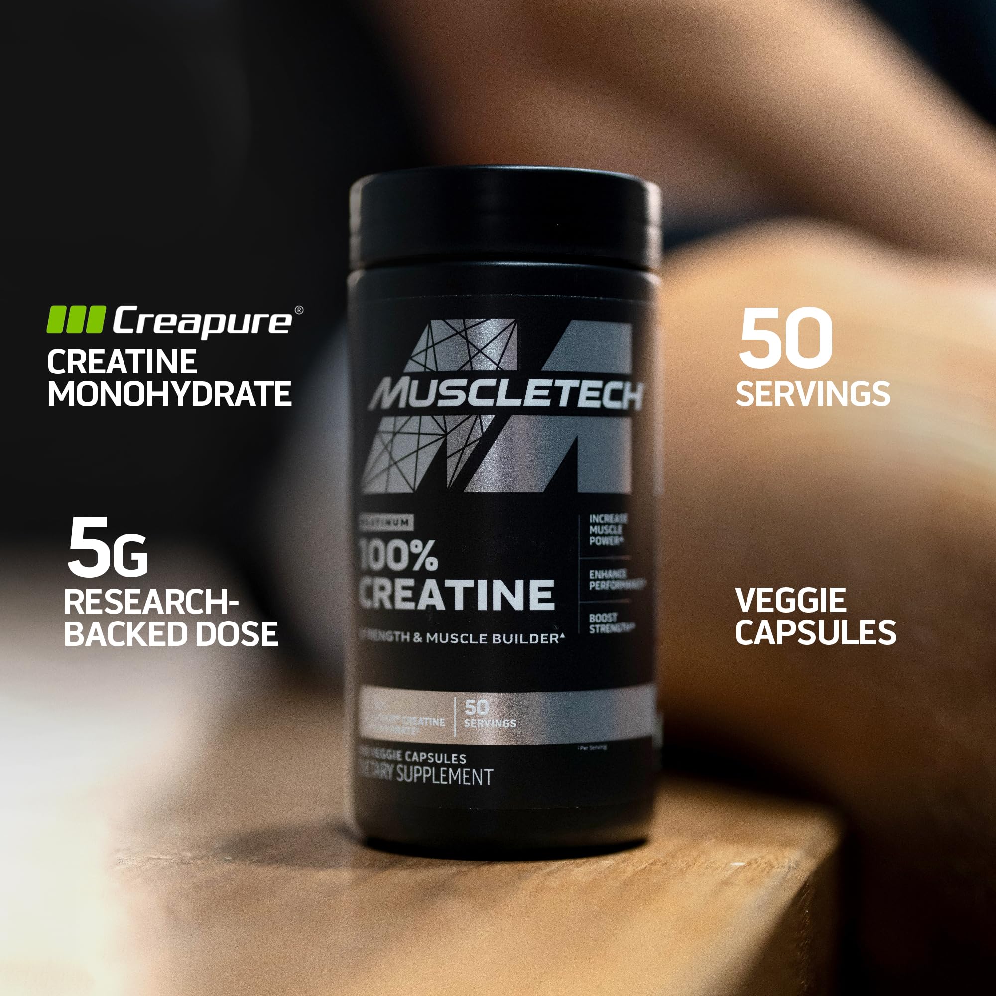 MuscleTech Platinum 100% Creatine Pills | Creatine Monohydrate Pill| | Muscle Recovery - AB Mystery