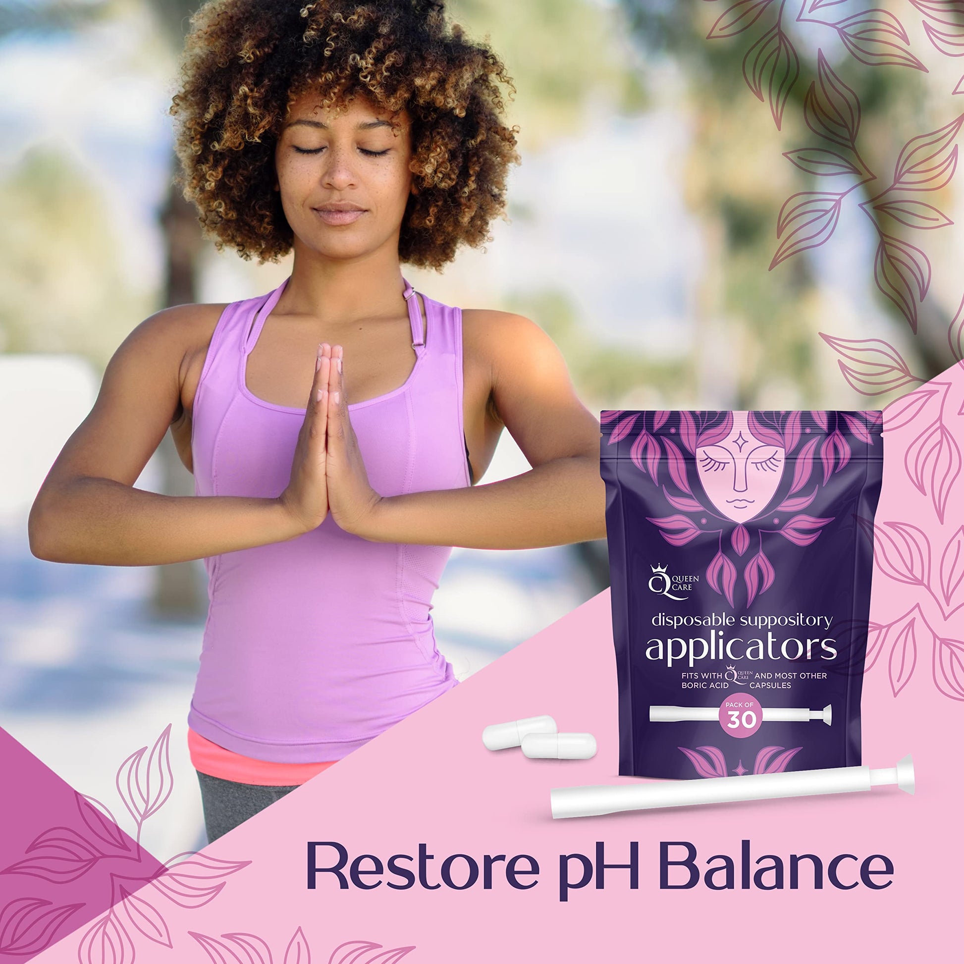 Queen Care - Disposable Suppository Applicator, Boric Acid Applicator, Feminine Care Suppository Applicator - AB Mystery