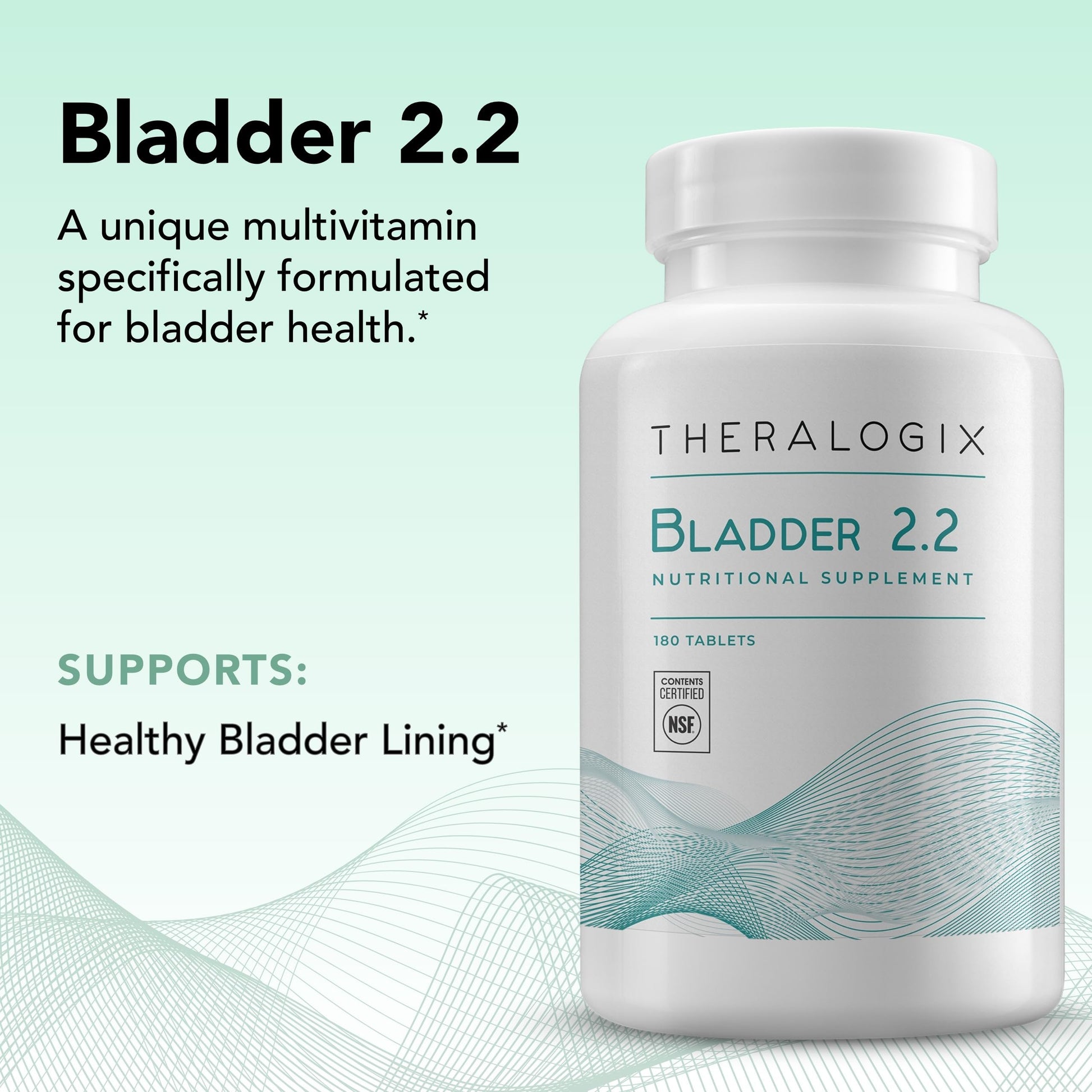 Theralogix Bladder 2.2 Multivitamin & Multimineral Supplement - 90-Day Supply - Bladder Support Supplement for Men & Women - AB Mystery