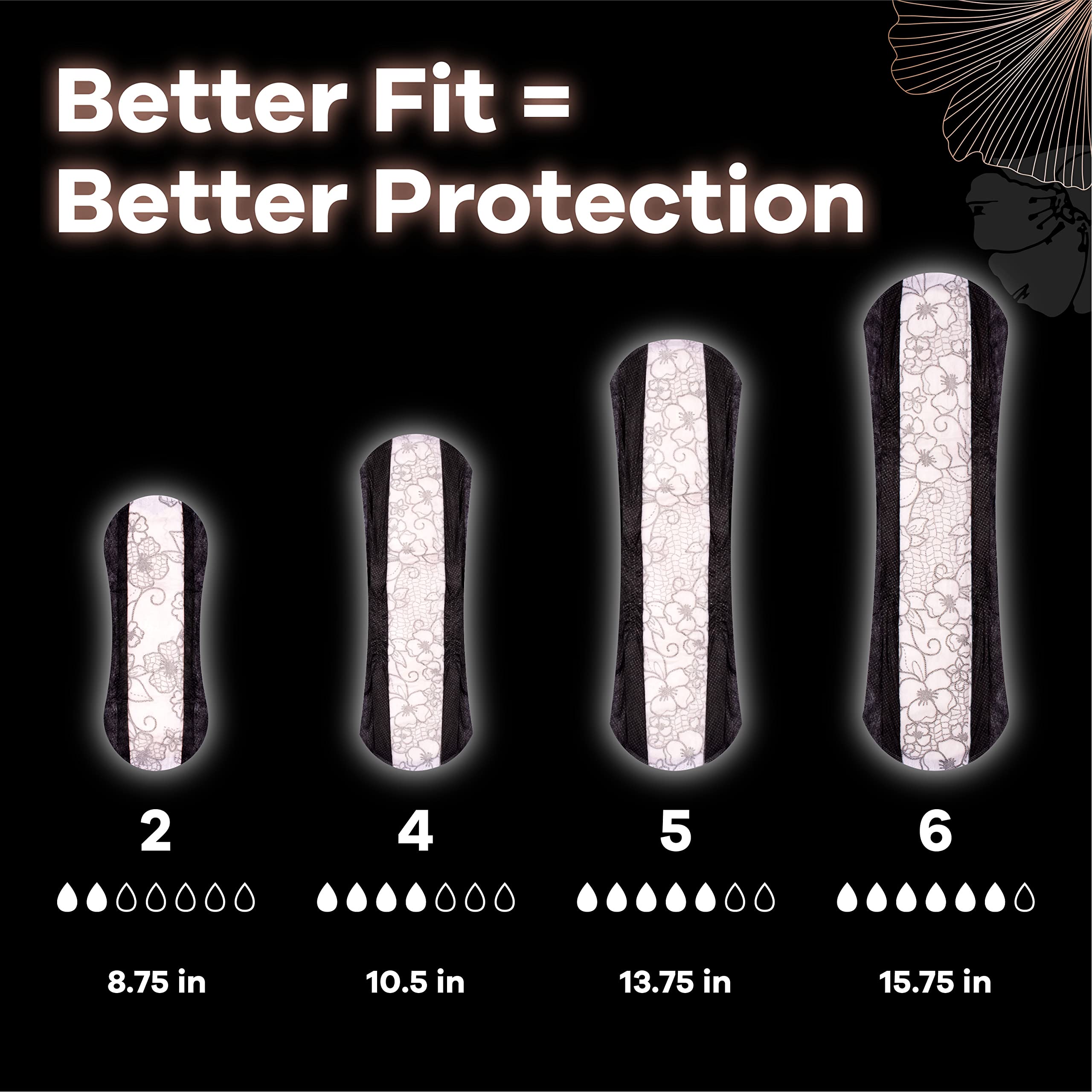 Always Discreet Boutique Adult Incontinence & Postpartum Liners For Women, Size 2, Very Light - AB Mystery