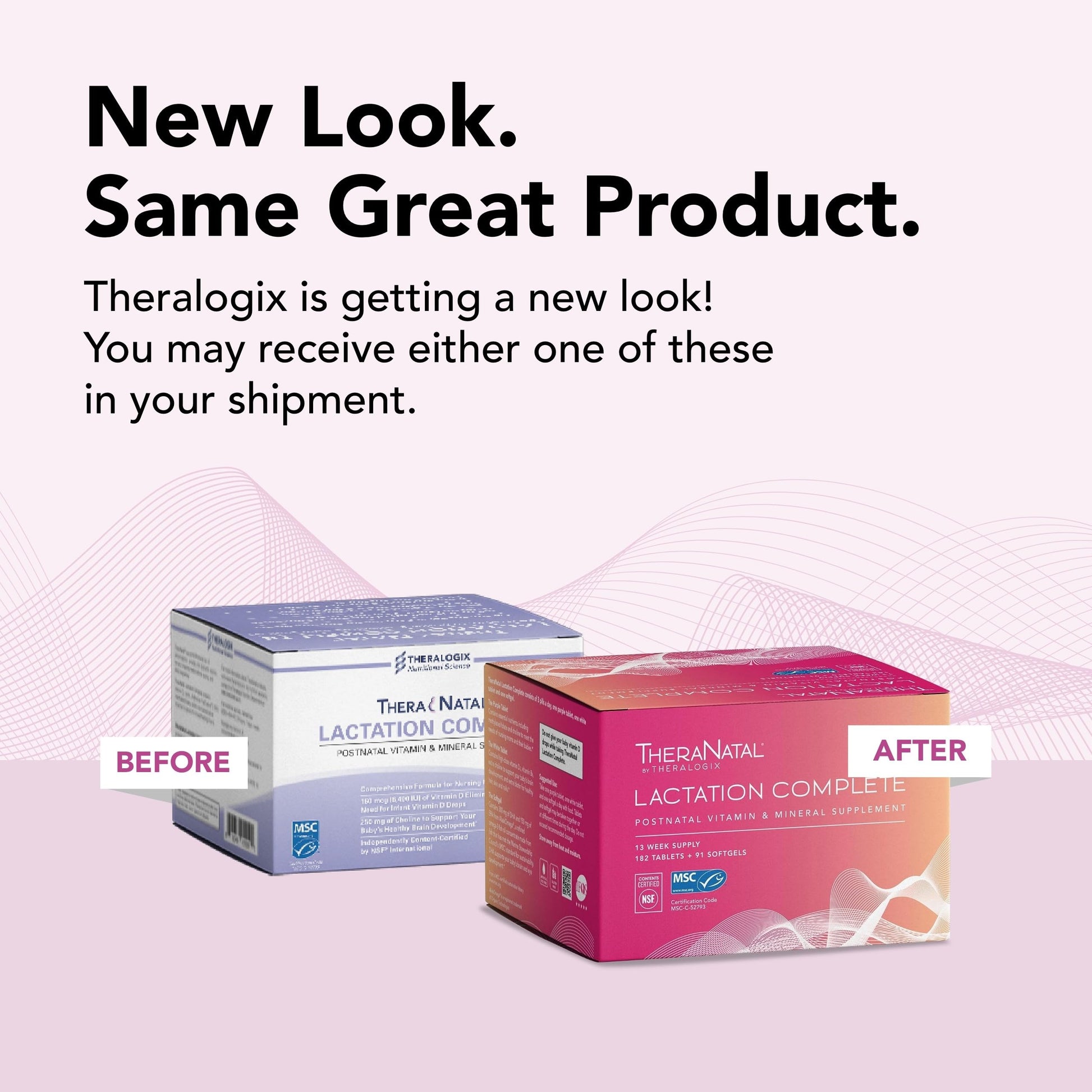 Theralogix TheraNatal Lactation Complete Postnatal Vitamin Supplement - 13-Week - AB Mystery