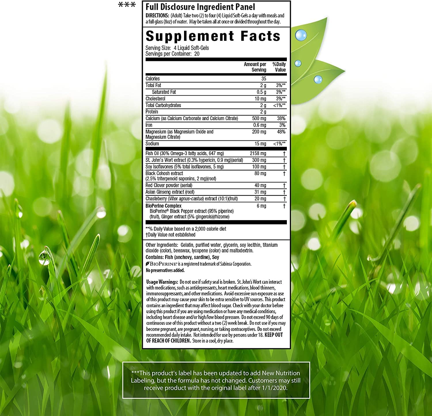 Irwin Naturals EstroPause Menopause & Women's Health Support Supplement - AB Mystery