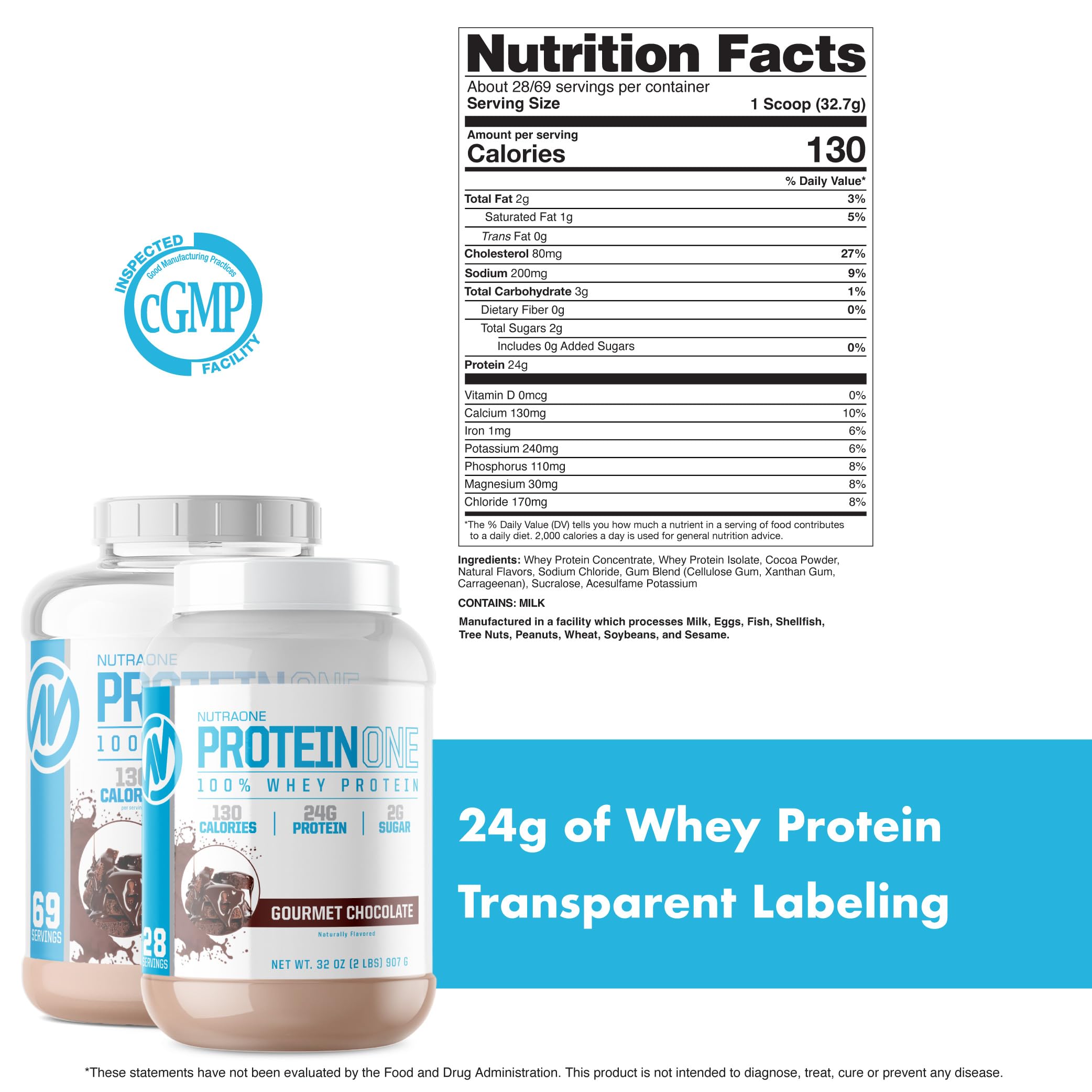 ProteinOne Whey Protein by NutraOne —Promote Recovery and Build Muscle - AB Mystery